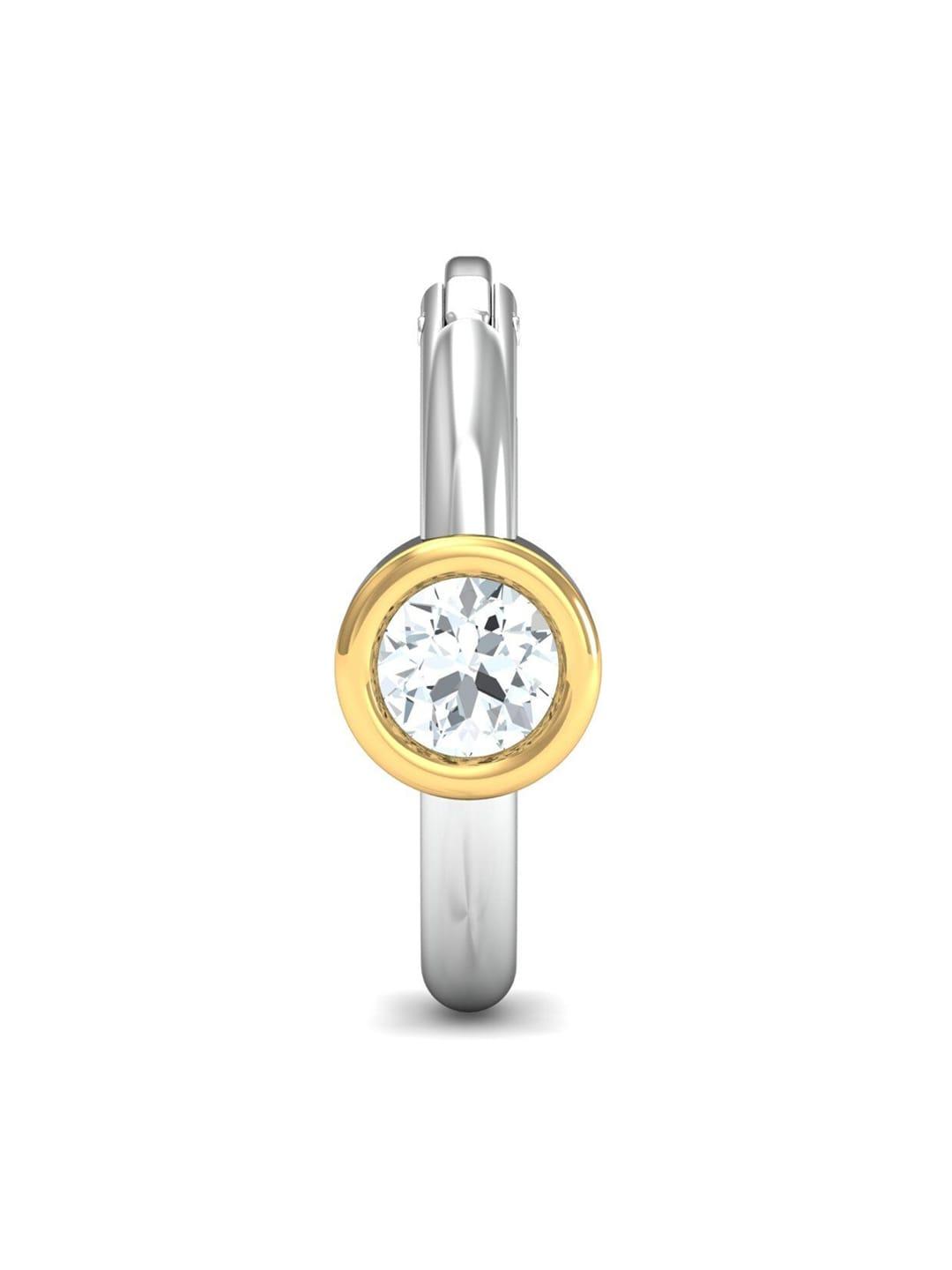 kuberbox-rhodium-plated-18kt-white-gold-diamond-studded-nose-ring-0.56gm
