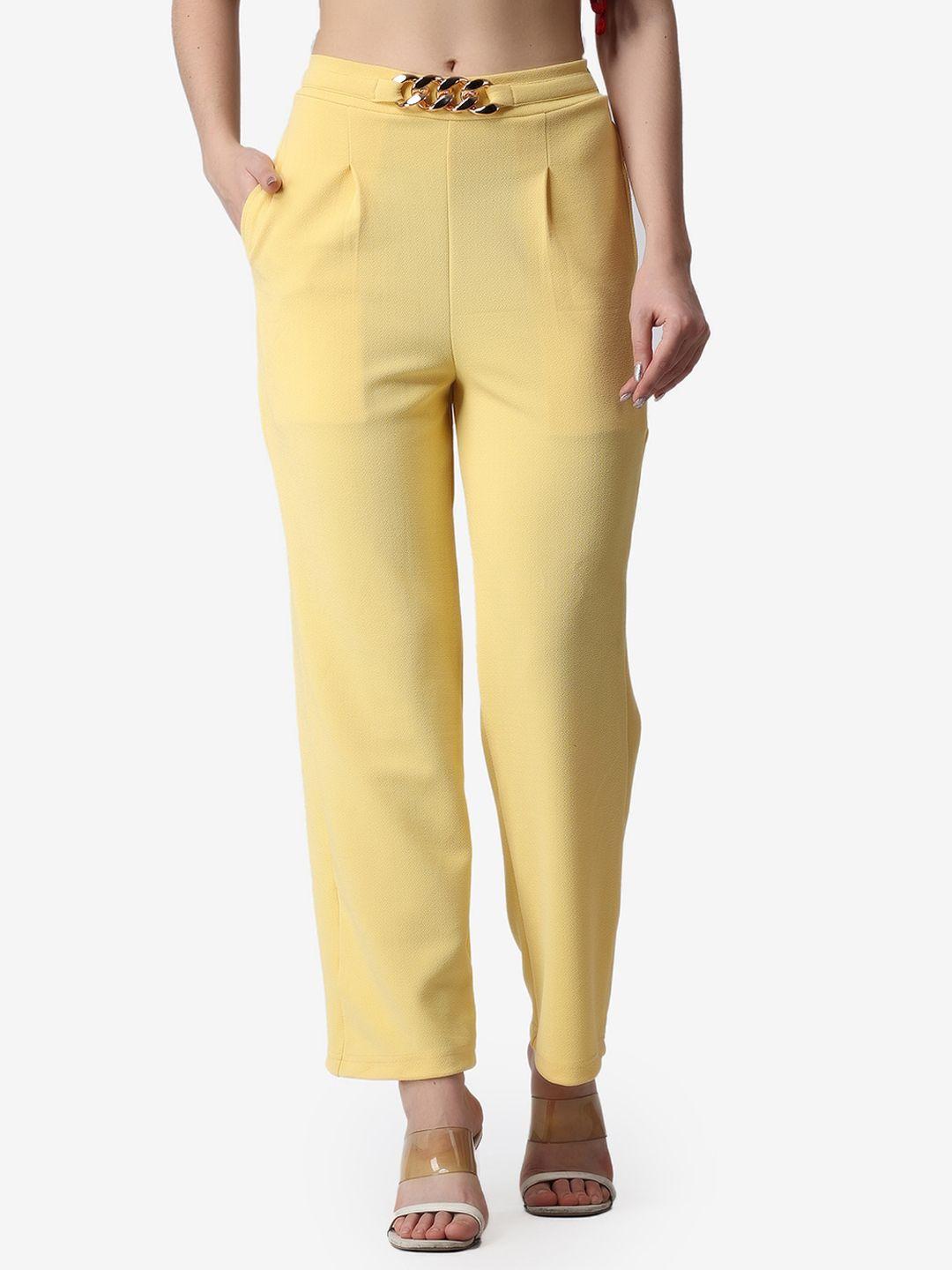 popwings-women-smart-loose-fit-wrinkle-free-pleated-trousers