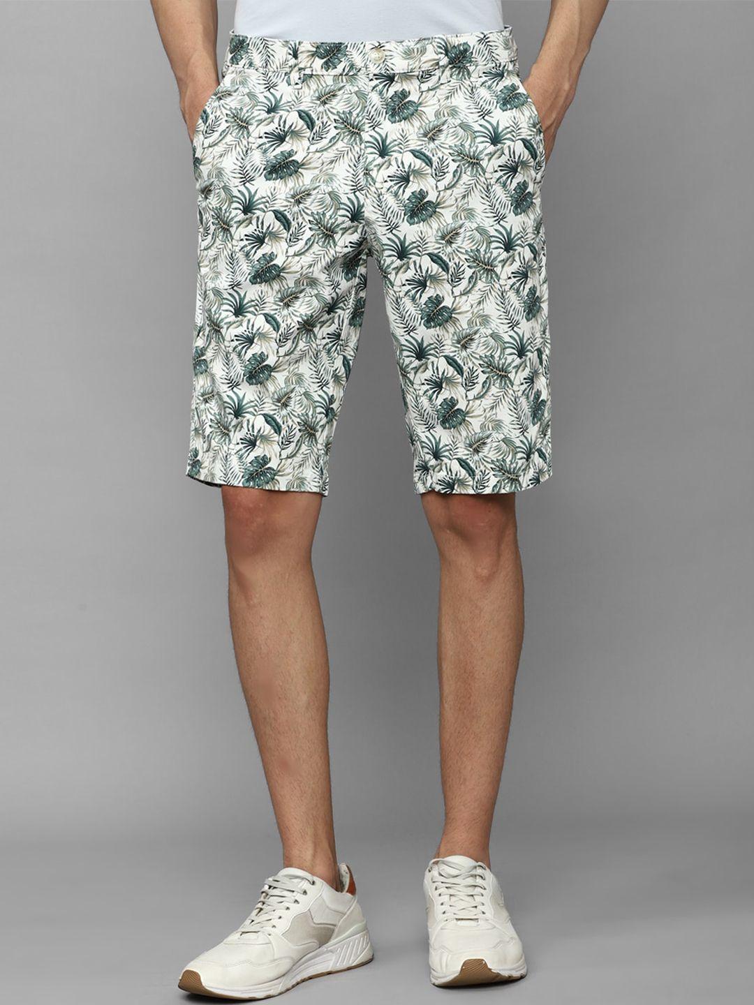 allen-solly-men-floral-printed-slim-fit-pure-cotton-shorts