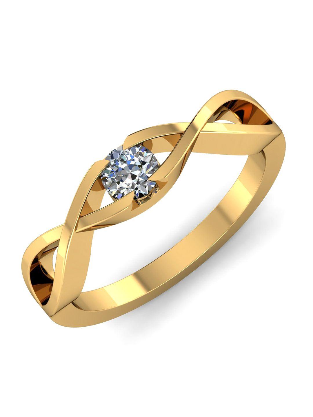kuberbox-18kt-solitaire-gold-diamond-studded-ring--3.4-gm