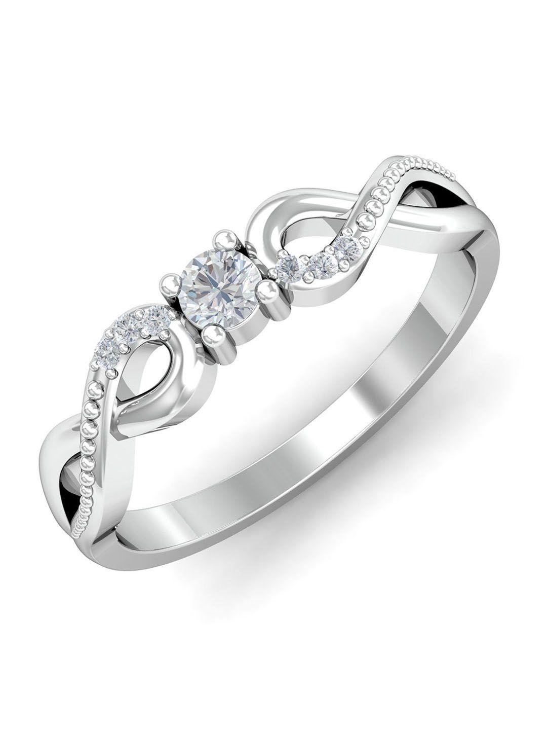kuberbox-enchanting-infinity-solitaire-18kt-white-gold-diamond-studded-finger-ring-3.15gm