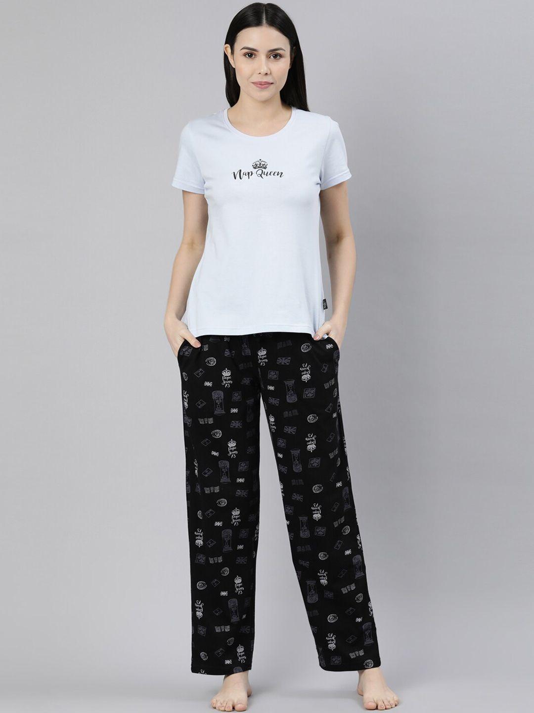 pepe-jeans-typography-printed-pure-cotton-night-suit