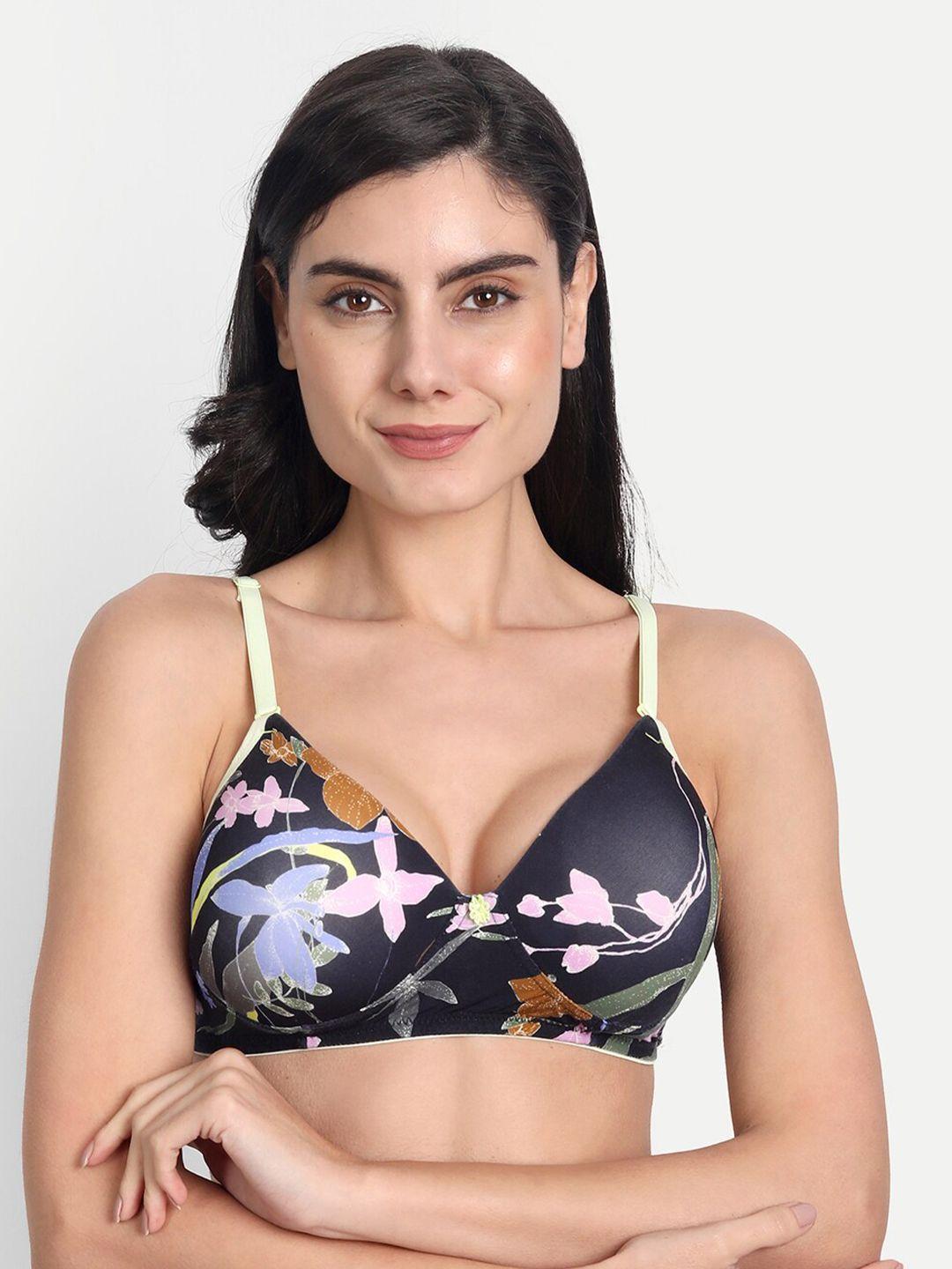 aimly-floral-printed-full-coverage-seamless-heavily-padded-non-wired-dry-fit-push-up-bra