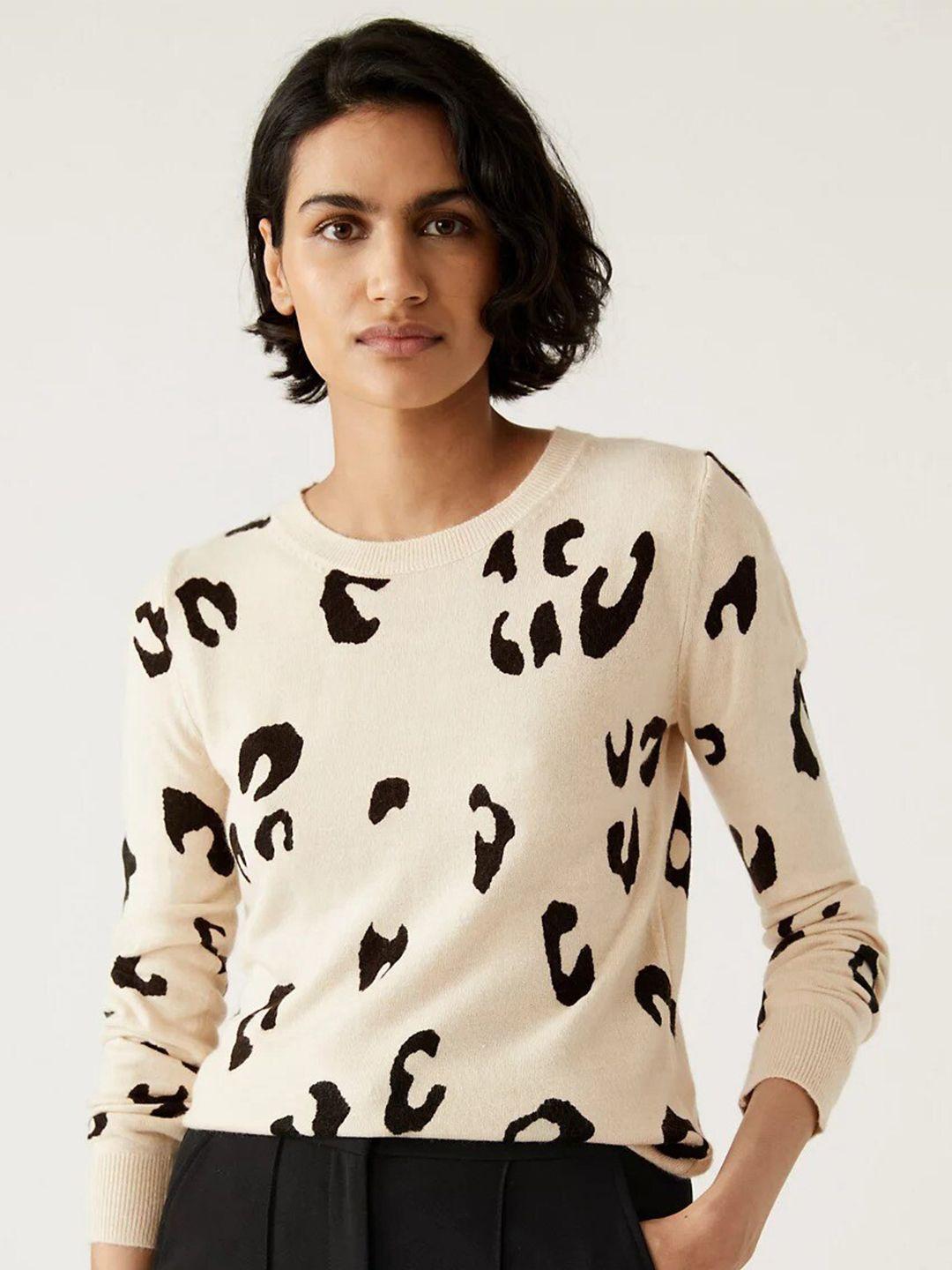 marks-&-spencer-animal-printed-pullover
