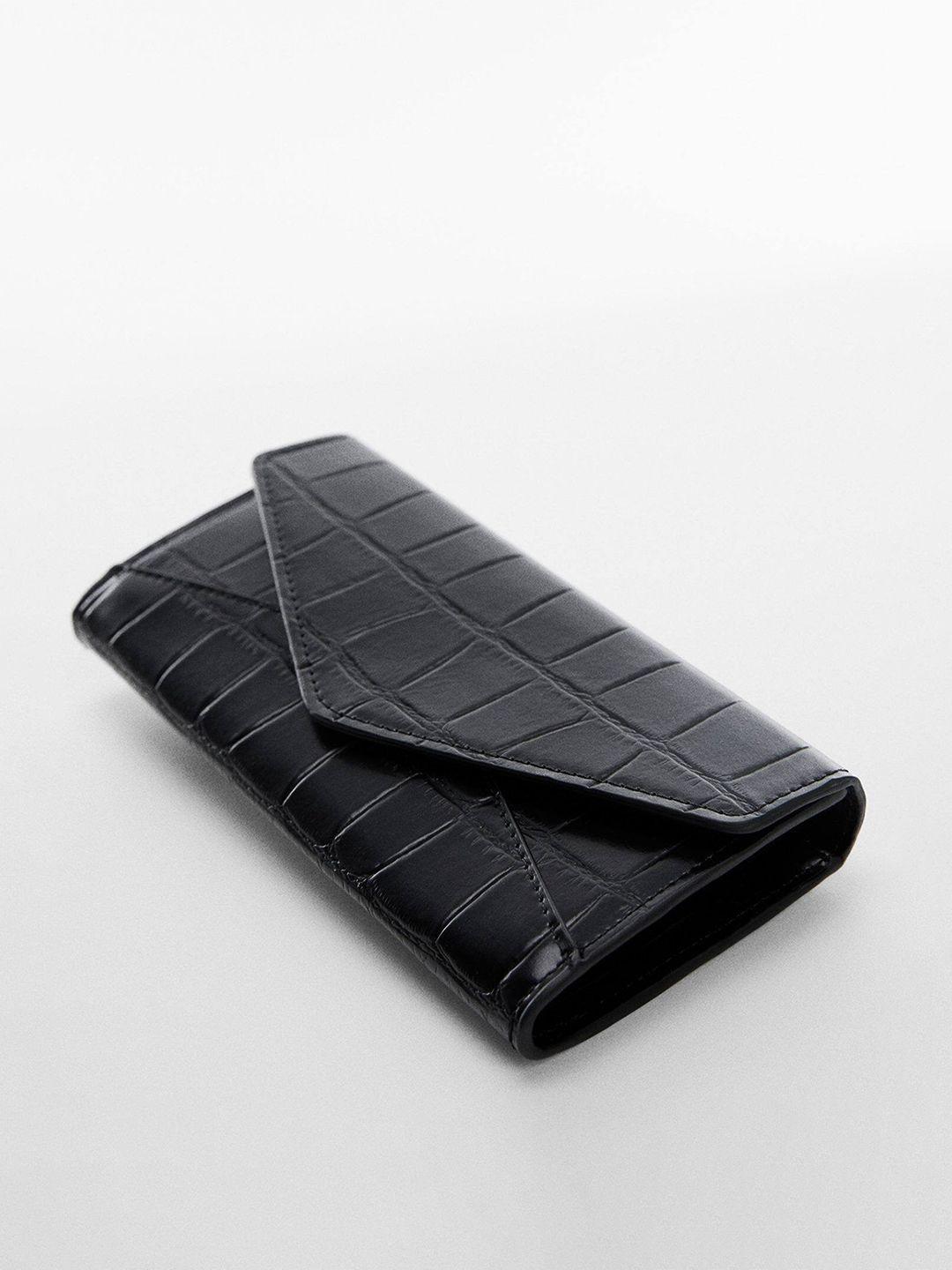 mango-women-croc-textured-envelope-wallet