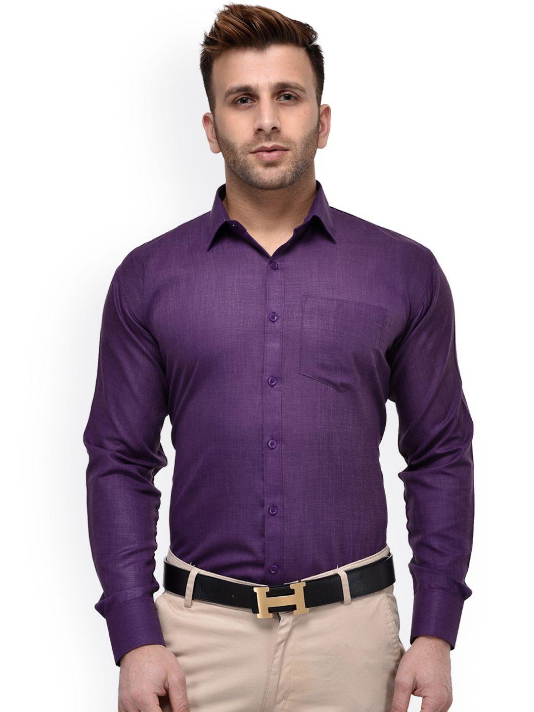 hangup-men-purple-regular-fit-solid-formal-shirt