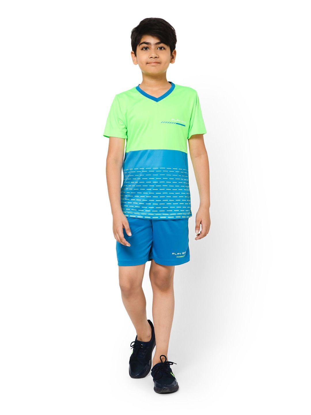 bodycare-kids-boys-colourblocked-v-neck-t-shirt-with-shorts