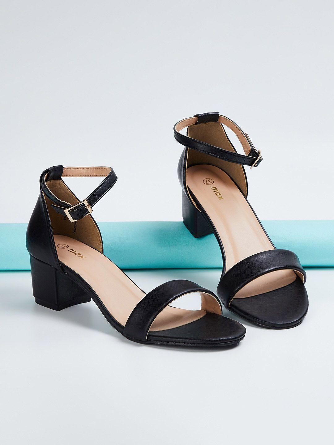 max-textured-block-heels-with-ankle-loop