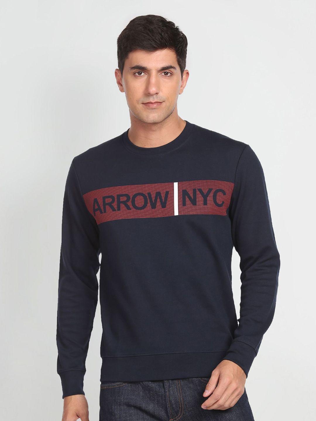 arrow-sport-typography-printed-sweatshirt
