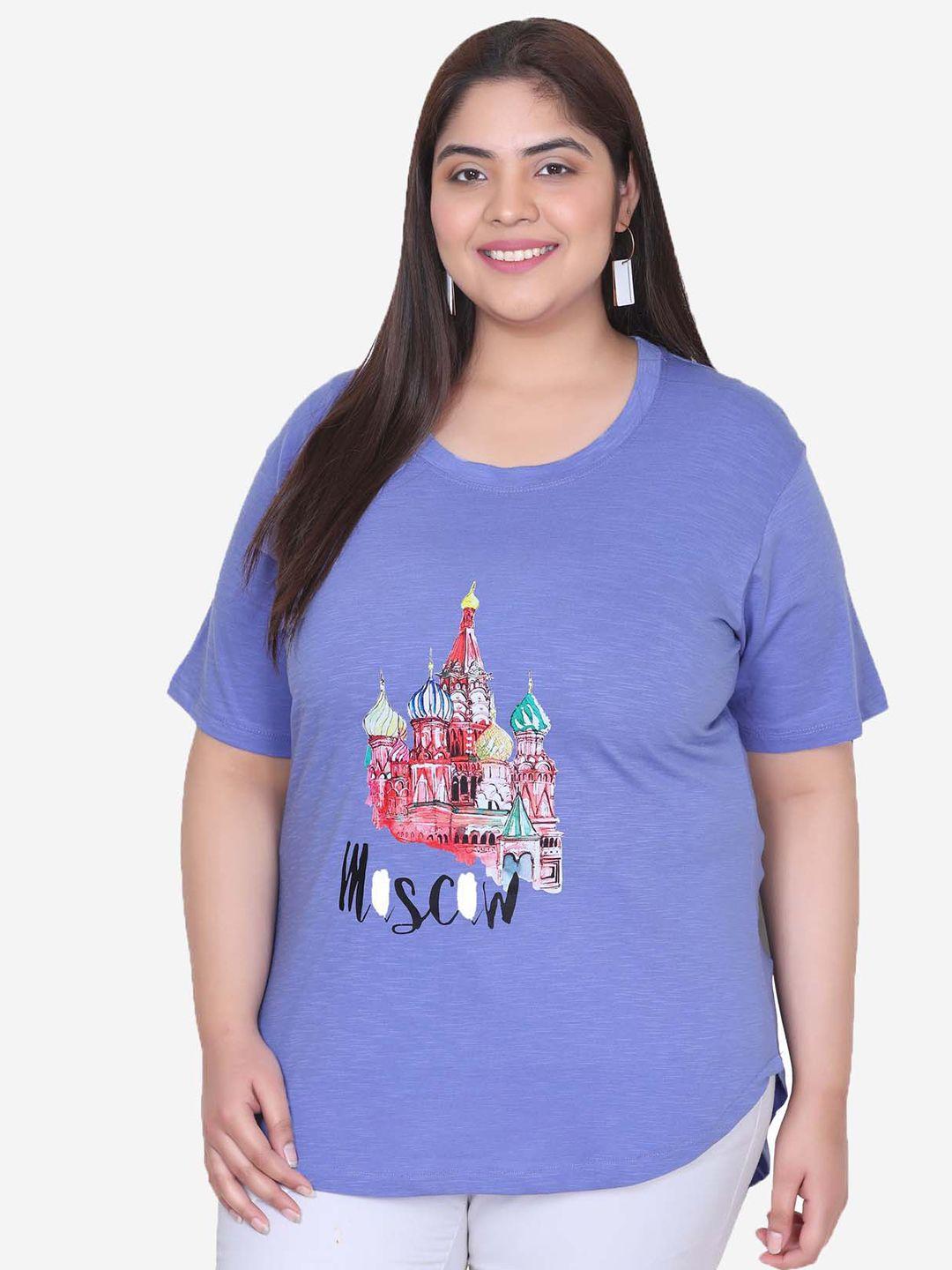 in-love-graphic-printed-round-neck-plus-size-cotton-t-shirt