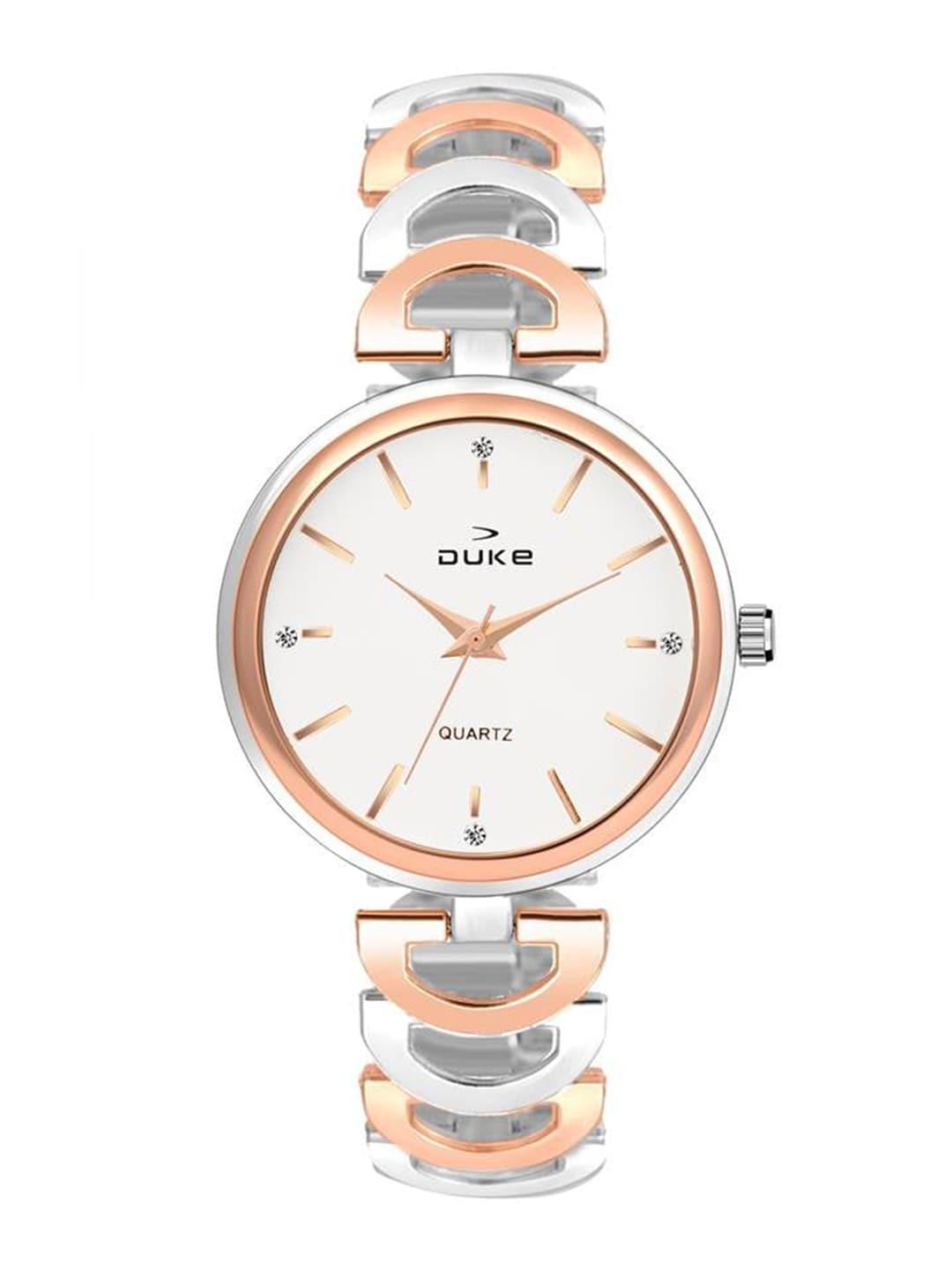 duke-women-printed-dial-&-bracelet-style-straps-analogue-watch-dk7014rw02c
