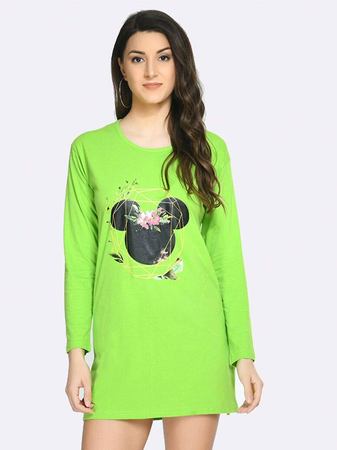 viral-trend-cartoon-character-printed-cotton-t-shirt-nightdress