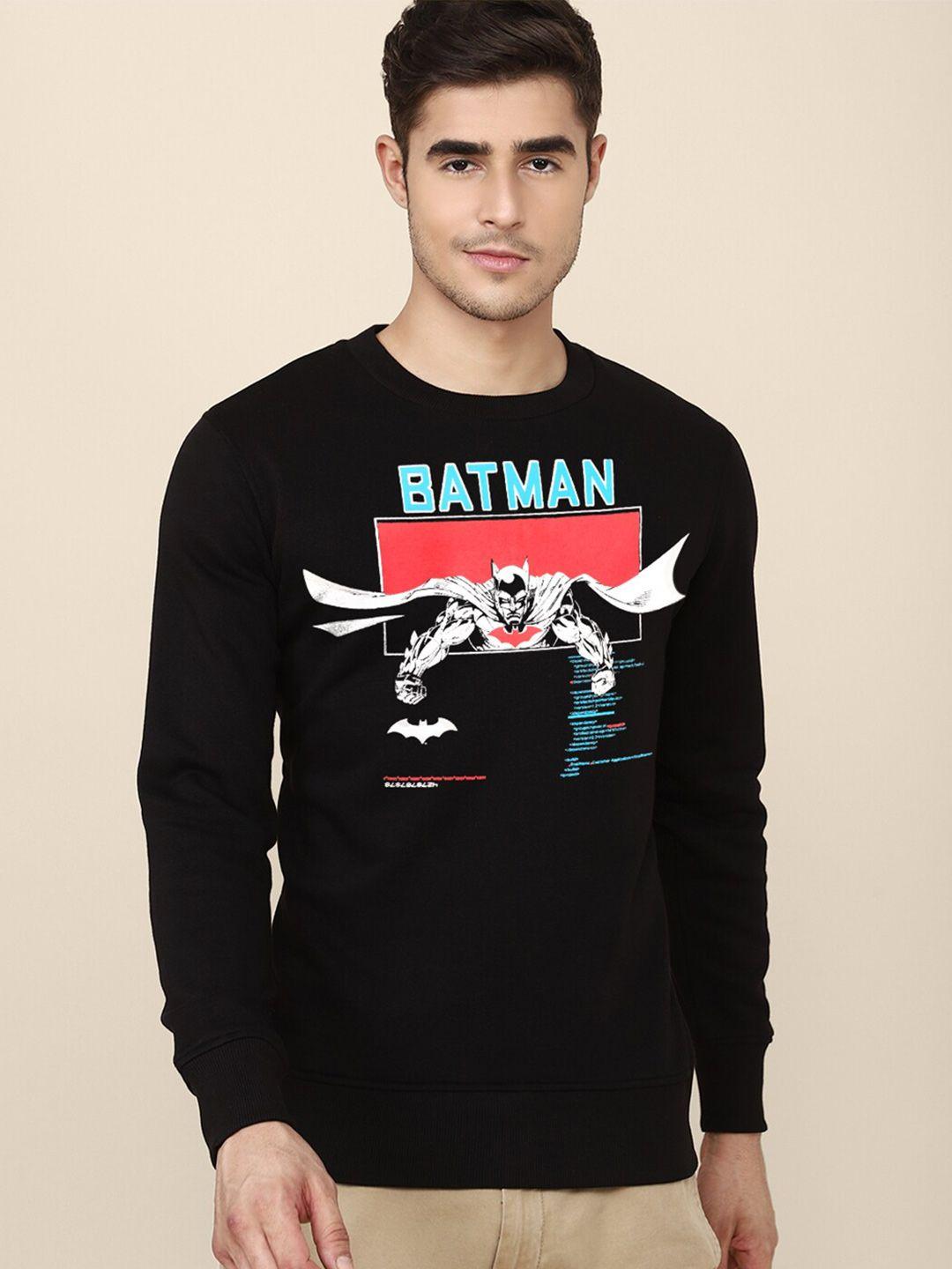 free-authority-batman-printed-cotton-sweatshirt