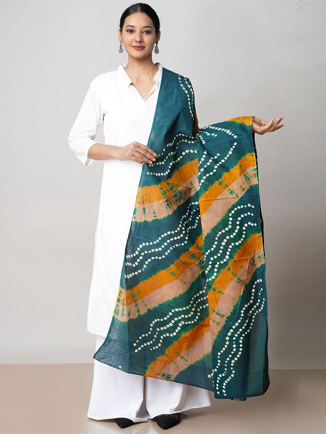 unnati-silks-printed-pure-cotton-bandhani-dupatta