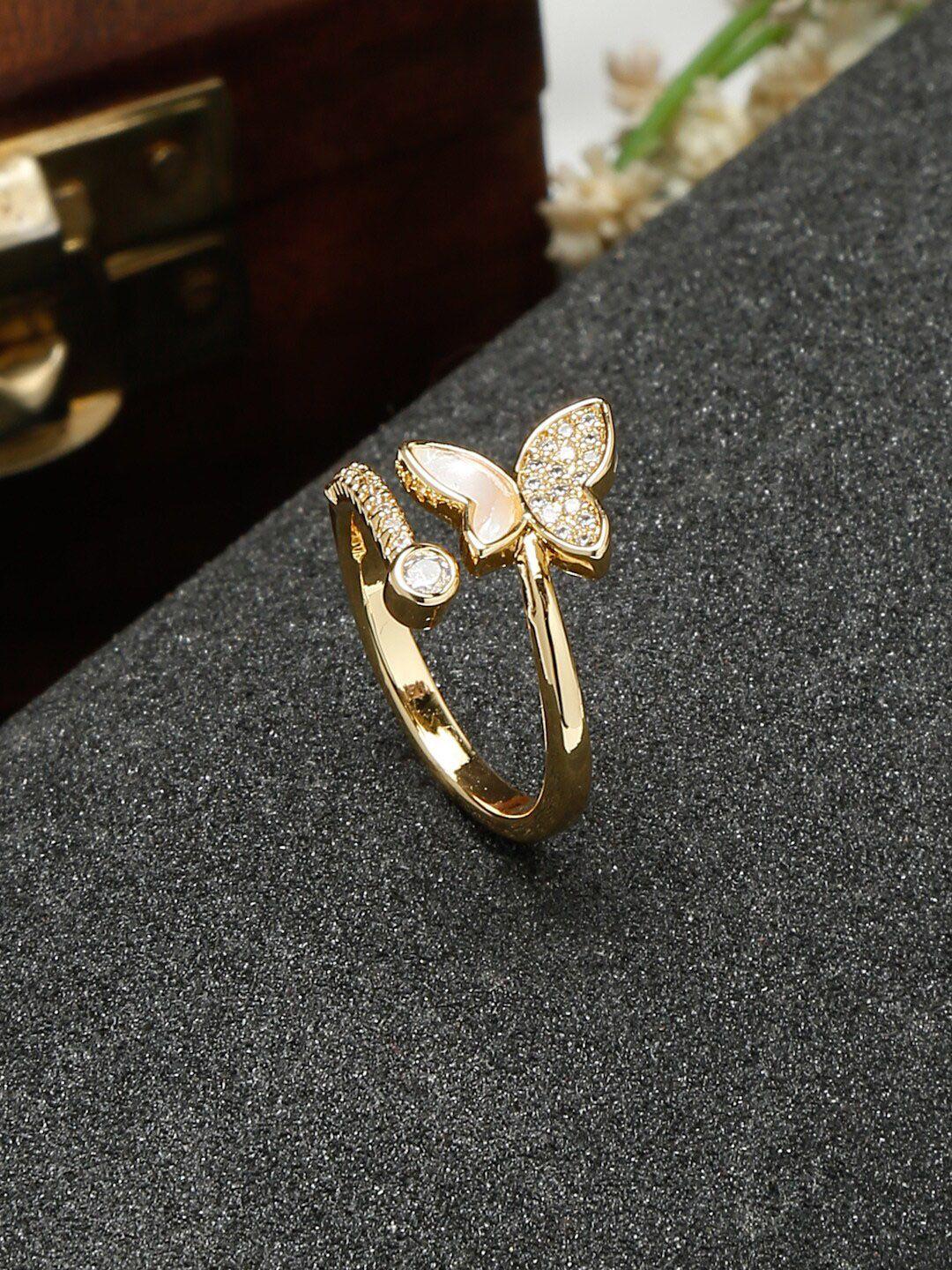 dressberry-gold-plated-ad-studded-adjustable-finger-ring