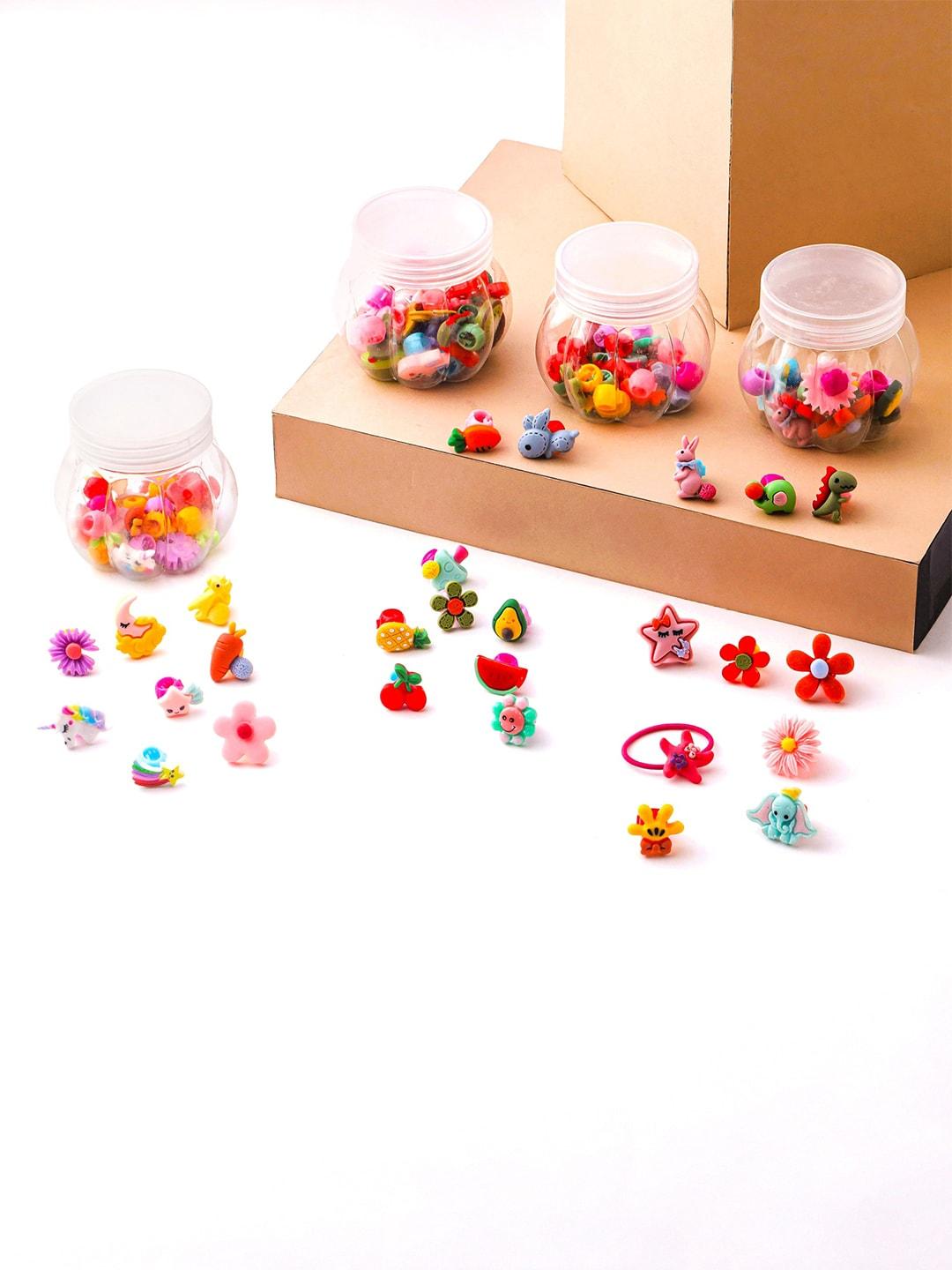 melbees-by-yellow-chimes-girls-multicoloured-set-of-4-hair-accessory-set