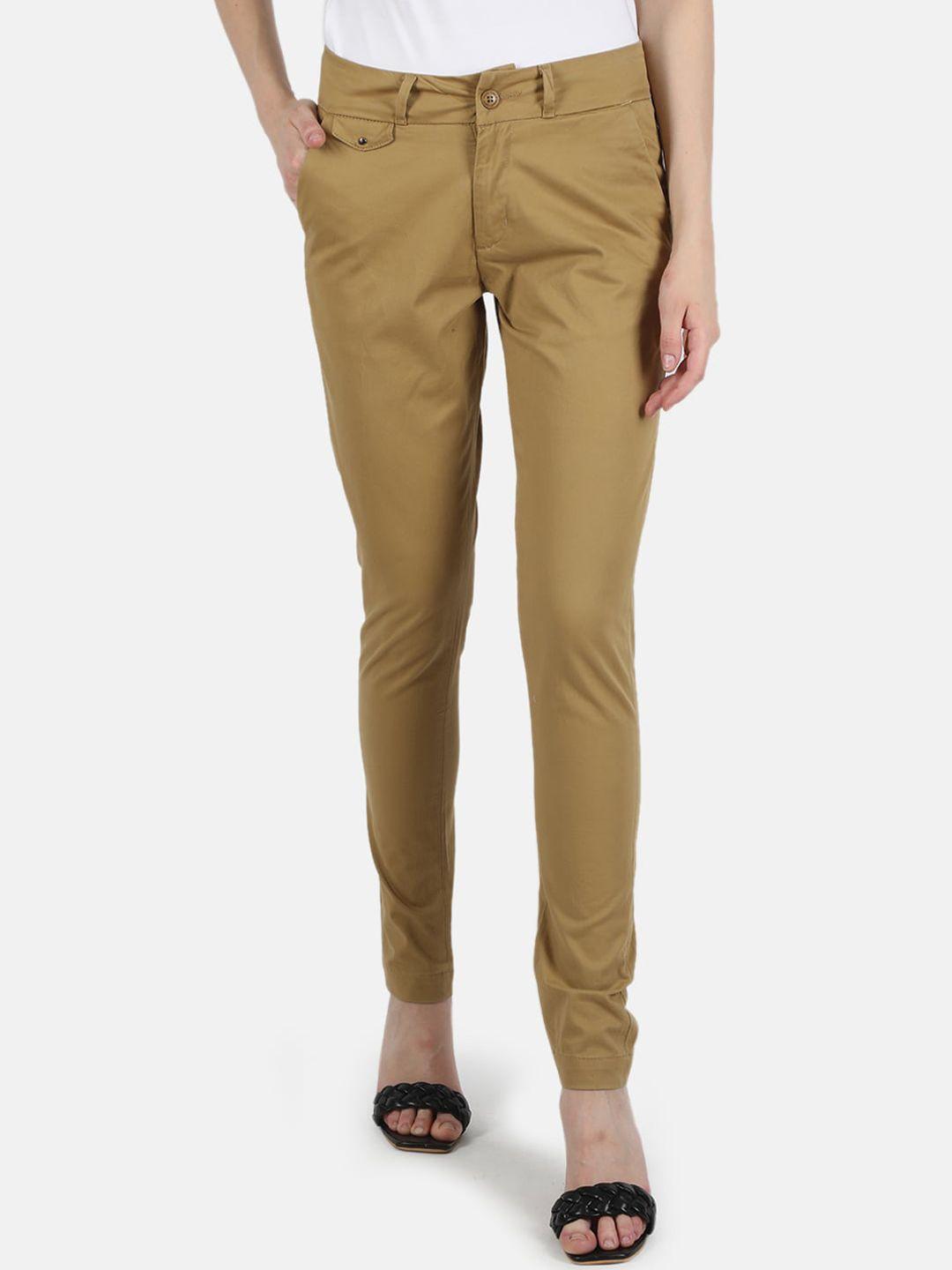 monte-carlo-women-mid-rise-cotton-regular-trousers