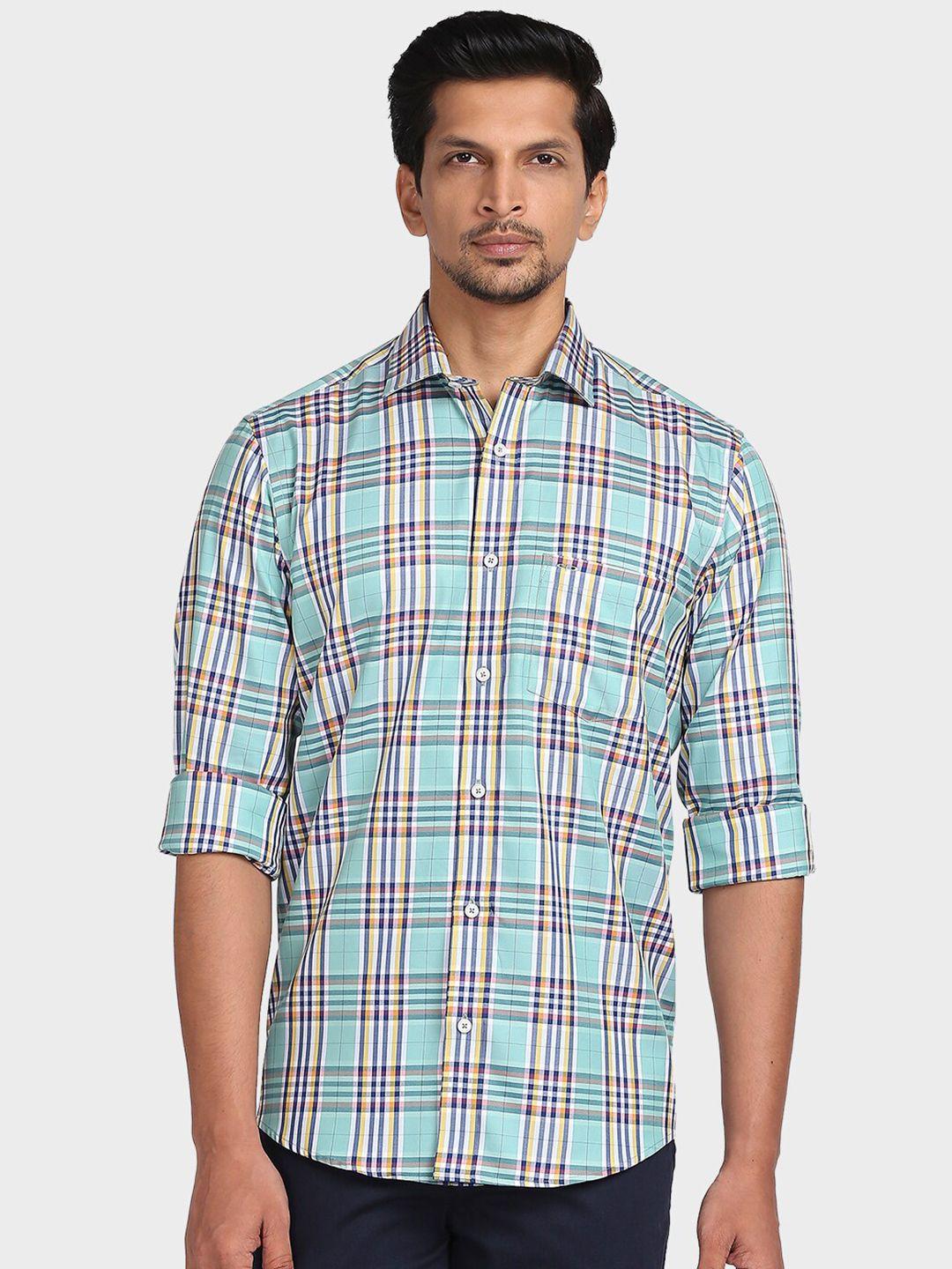 colorplus-regular-fit-checked-cotton-casual-shirt