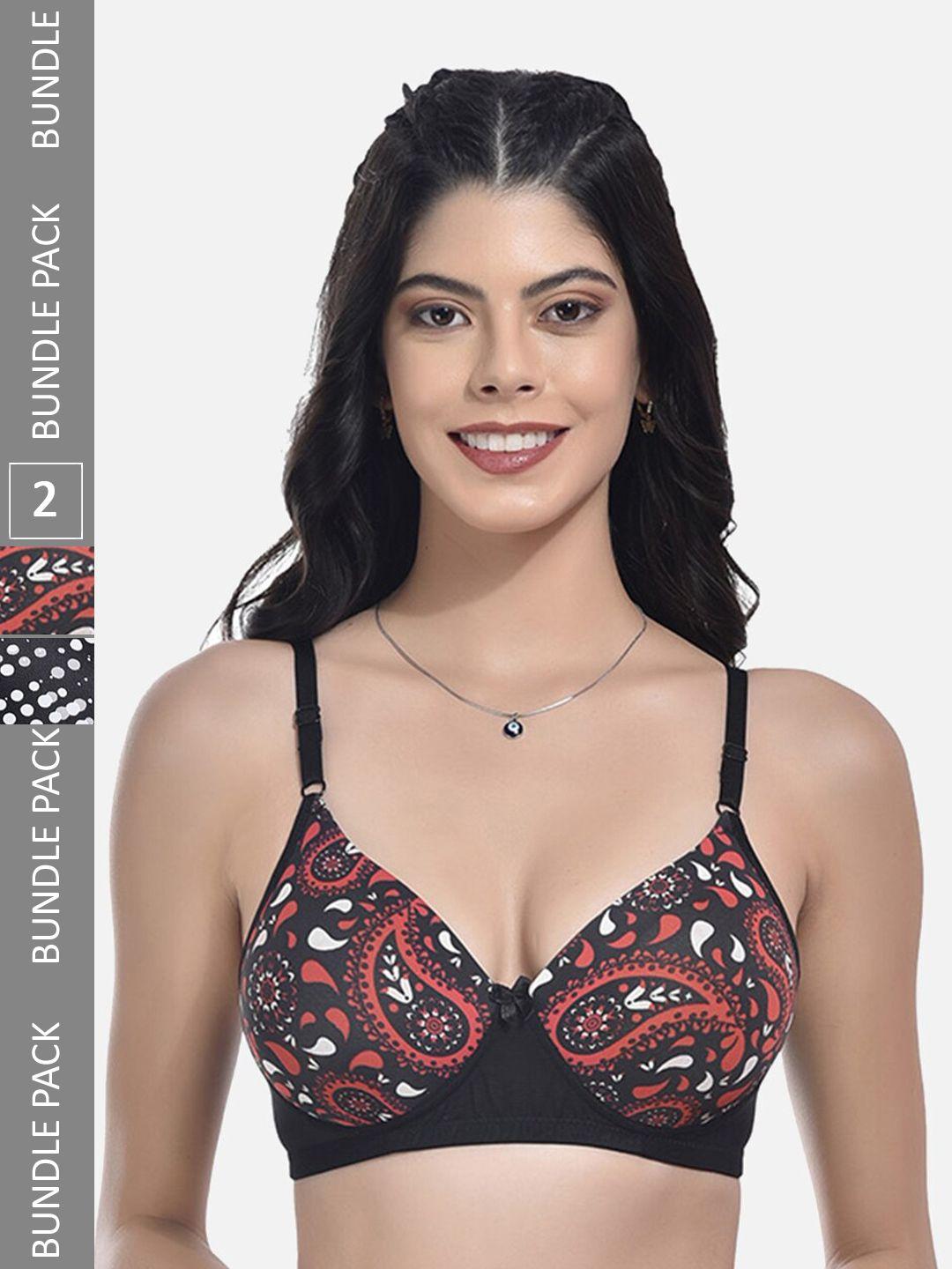styfun-pack-of-2-printed-full-coverage-lightly-padded-everyday-bra-all-day-comfort