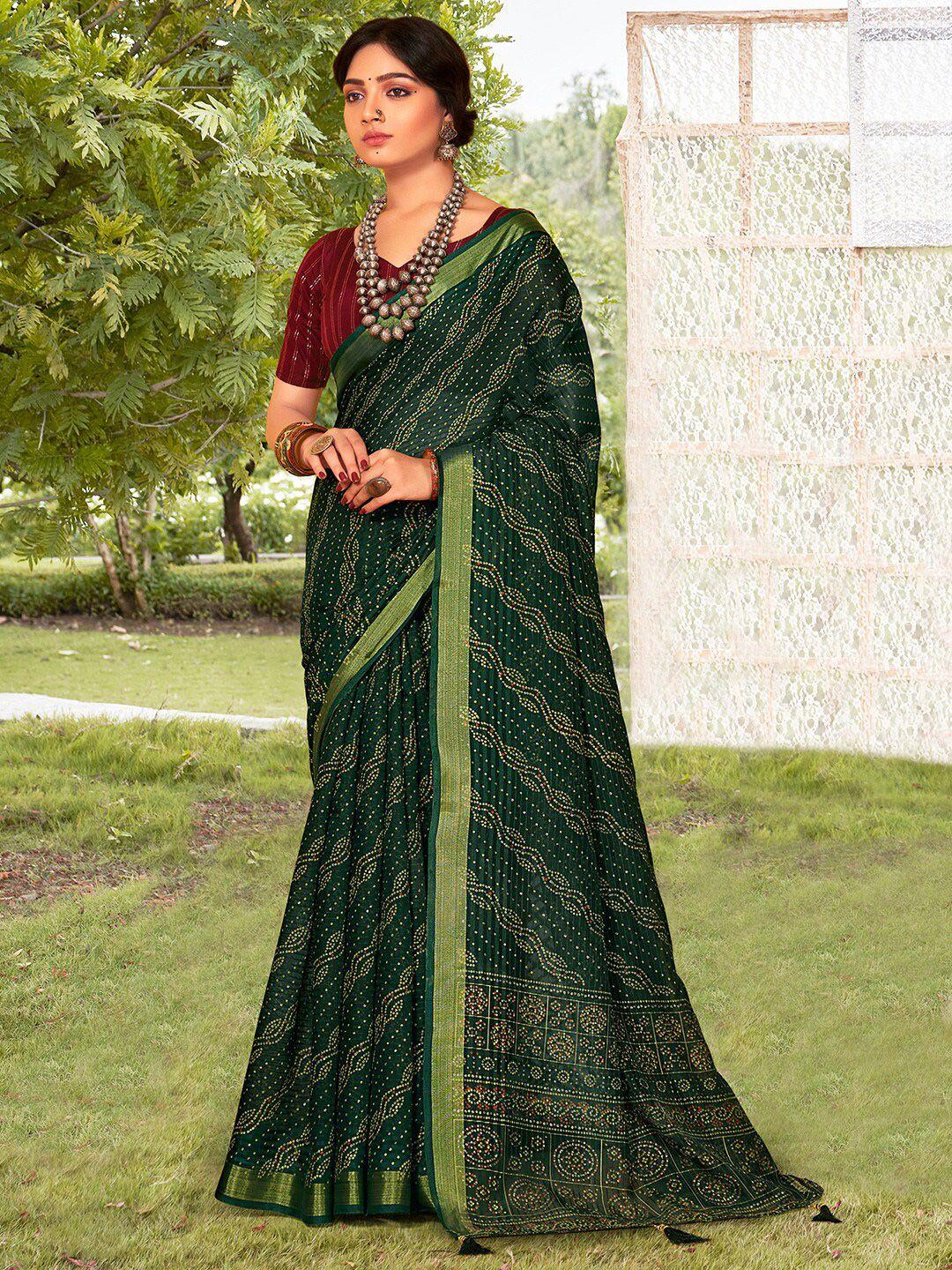 saree-mall-bandhani-printed-zari-bandhani-sarees