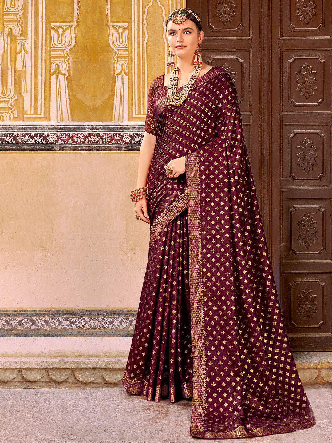 saree-mall-purple-&-gold-toned-ethnic-motifs-printed-zari-sarees
