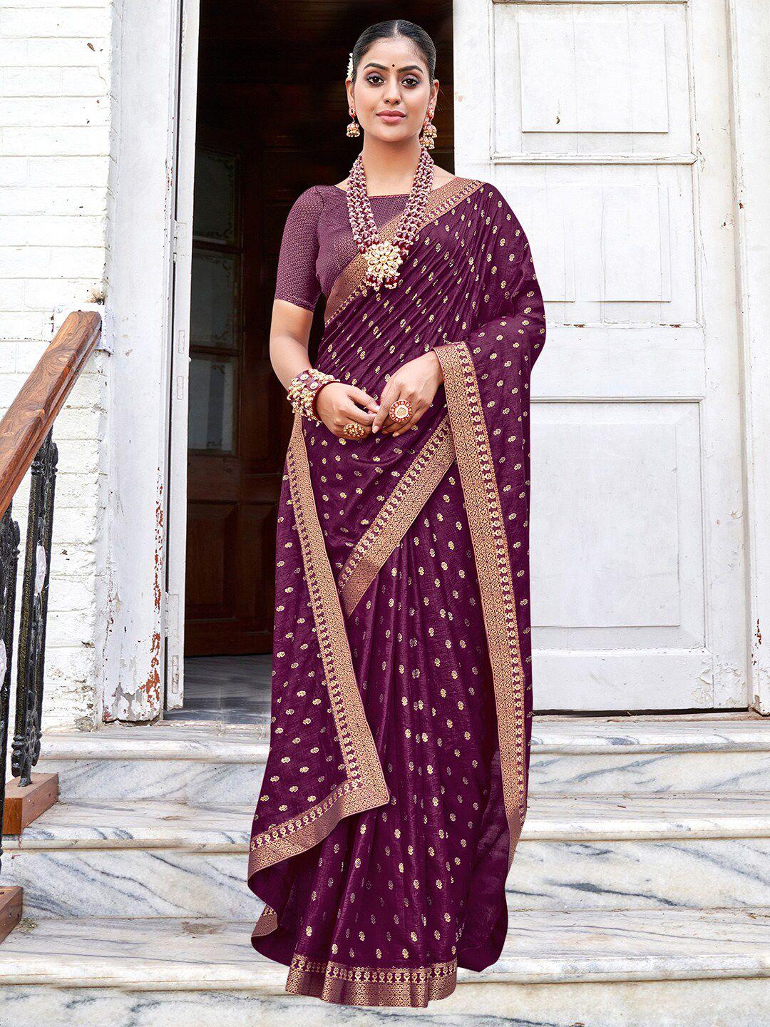 saree-mall-purple-&-gold-toned-ethnic-motifs-printed-zari-sarees