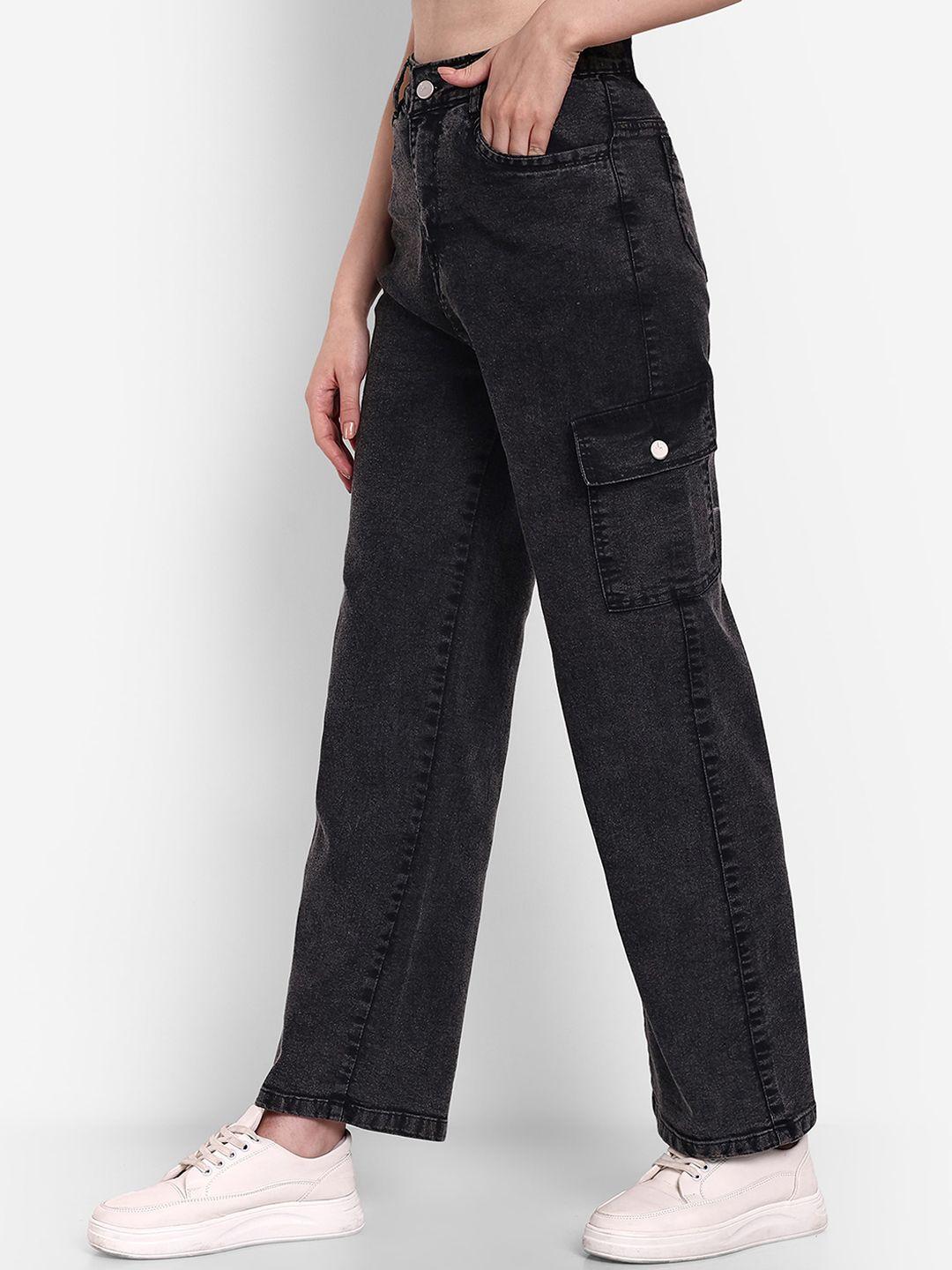 next-one-women-smart-wide-leg-high-rise-clean-look-stretchable-jeans