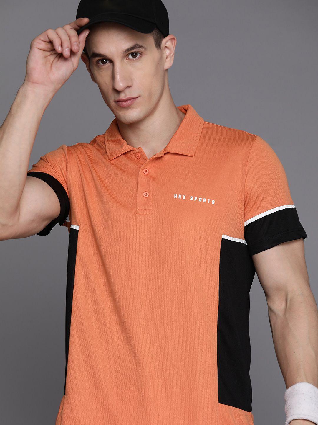 hrx-by-hrithik-roshan-colourblocked-rapid-dry-racket-sport-polo-collar-t-shirt