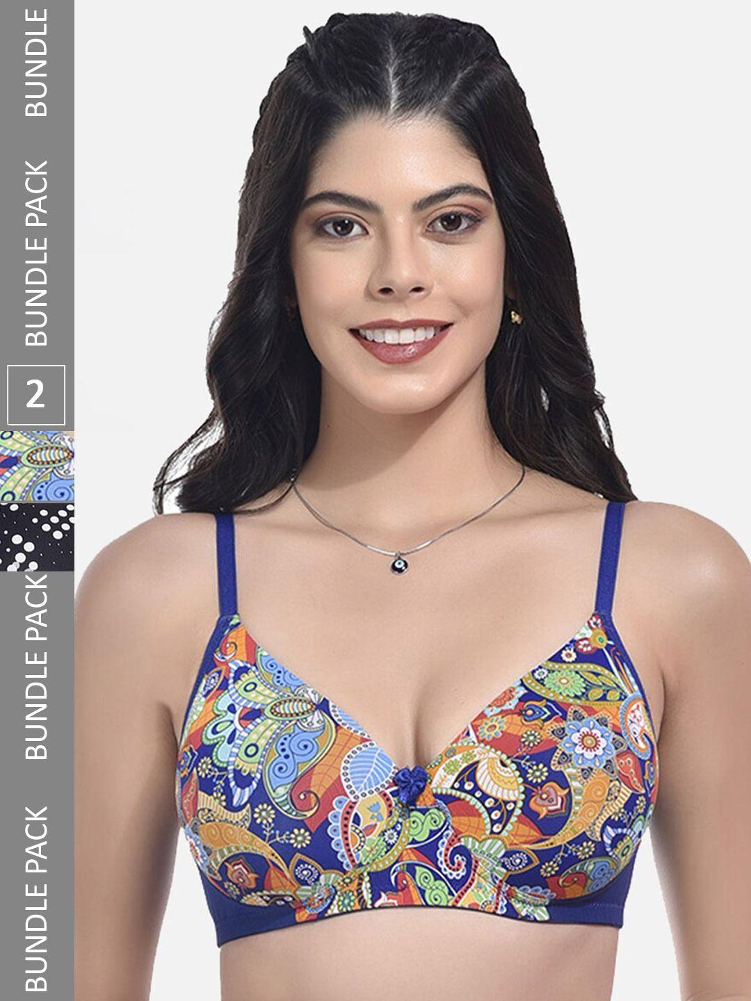 styfun-pack-of-2-self-design-full-coverage-lightly-padded-bra-with-all-day-comfort