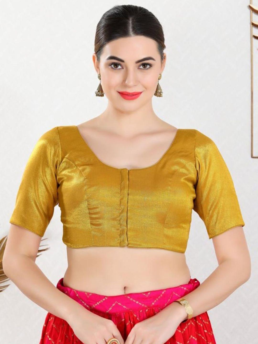 salwar-studio-round-neck-padded-readymade-saree-blouse