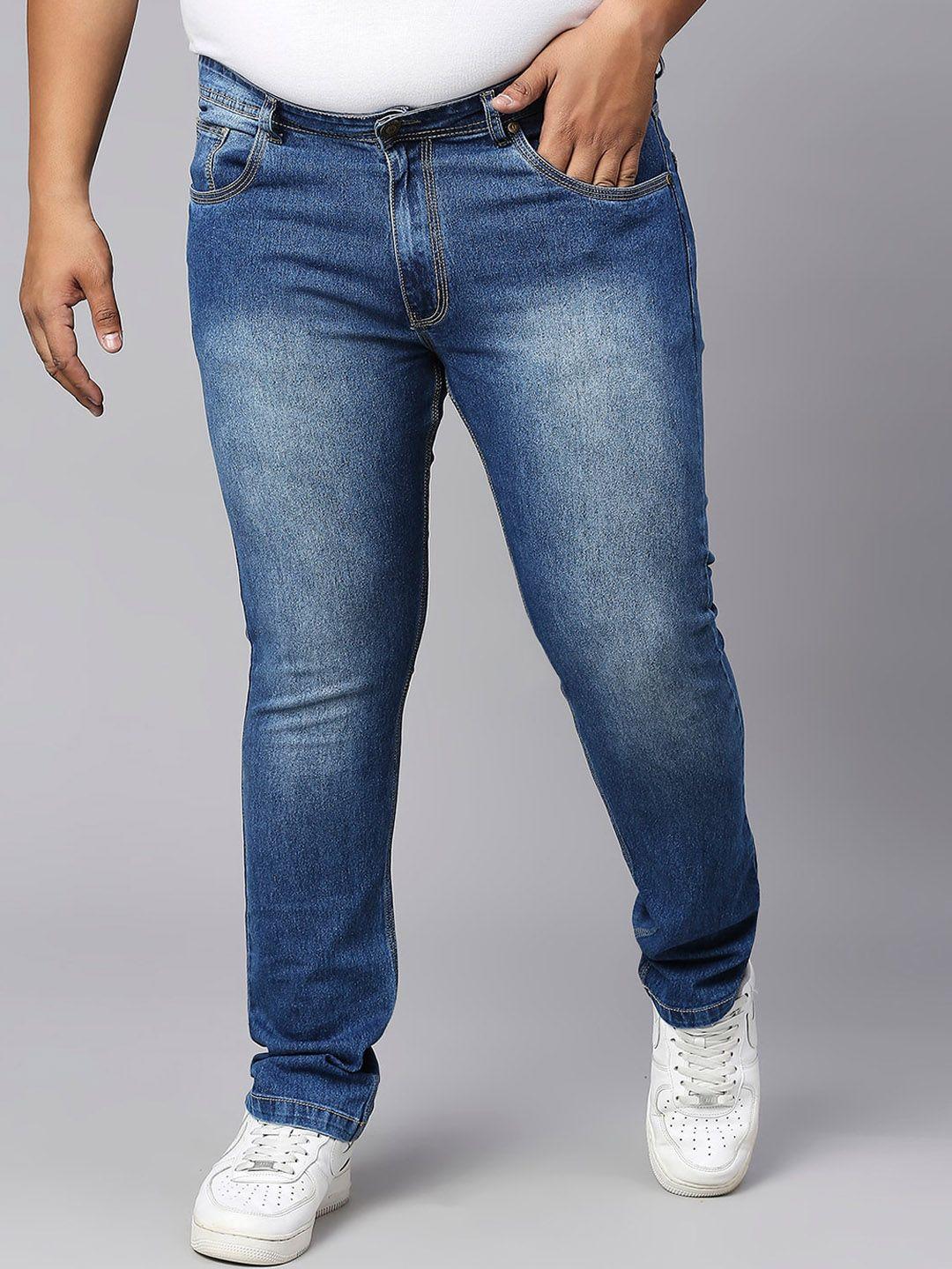 hj-hasasi-men-plus-size-heavy-fade-clean-look-stretchable-jeans