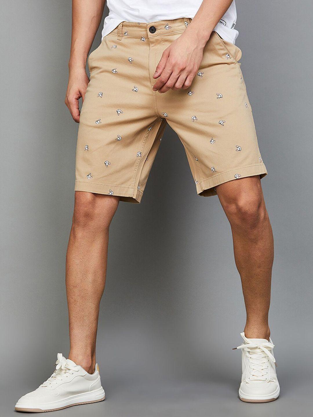 fame-forever-by-lifestyle-men-conversational-printed-mid-rise-shorts
