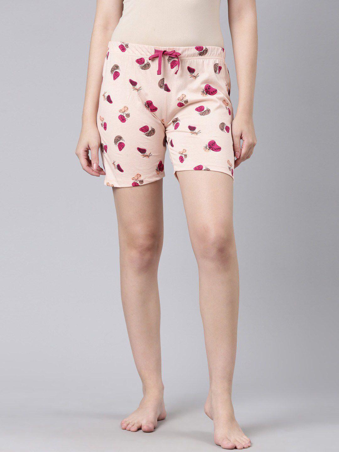 twin-birds-women-floral-printed-pure-cotton-lounge-shorts
