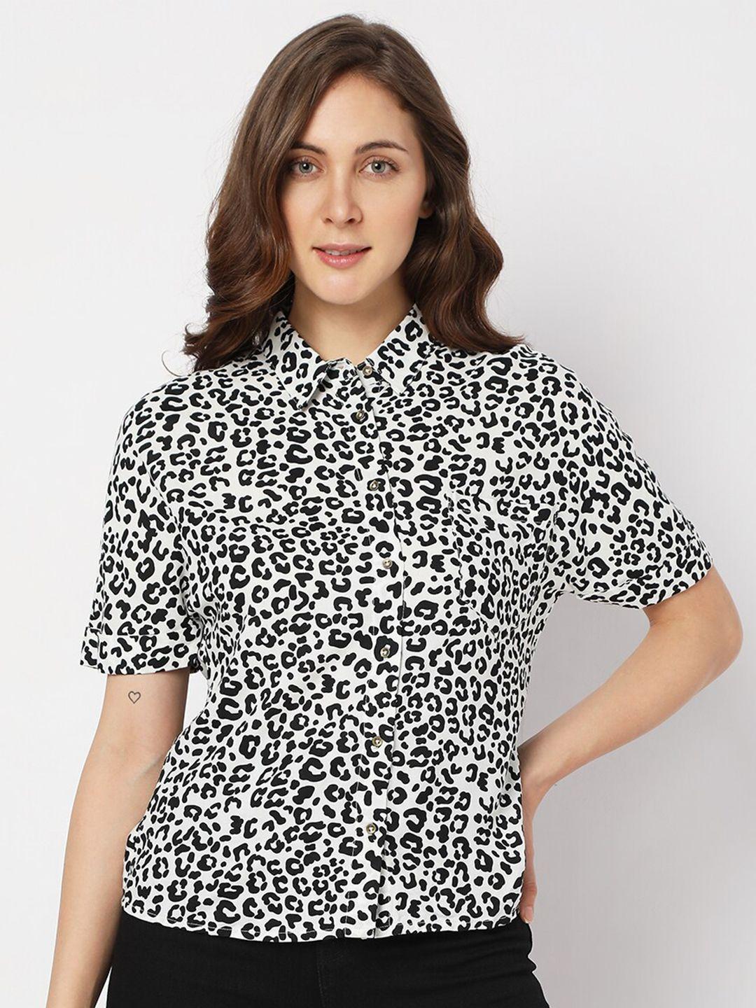 vero-moda-animal-printed-casual-shirt