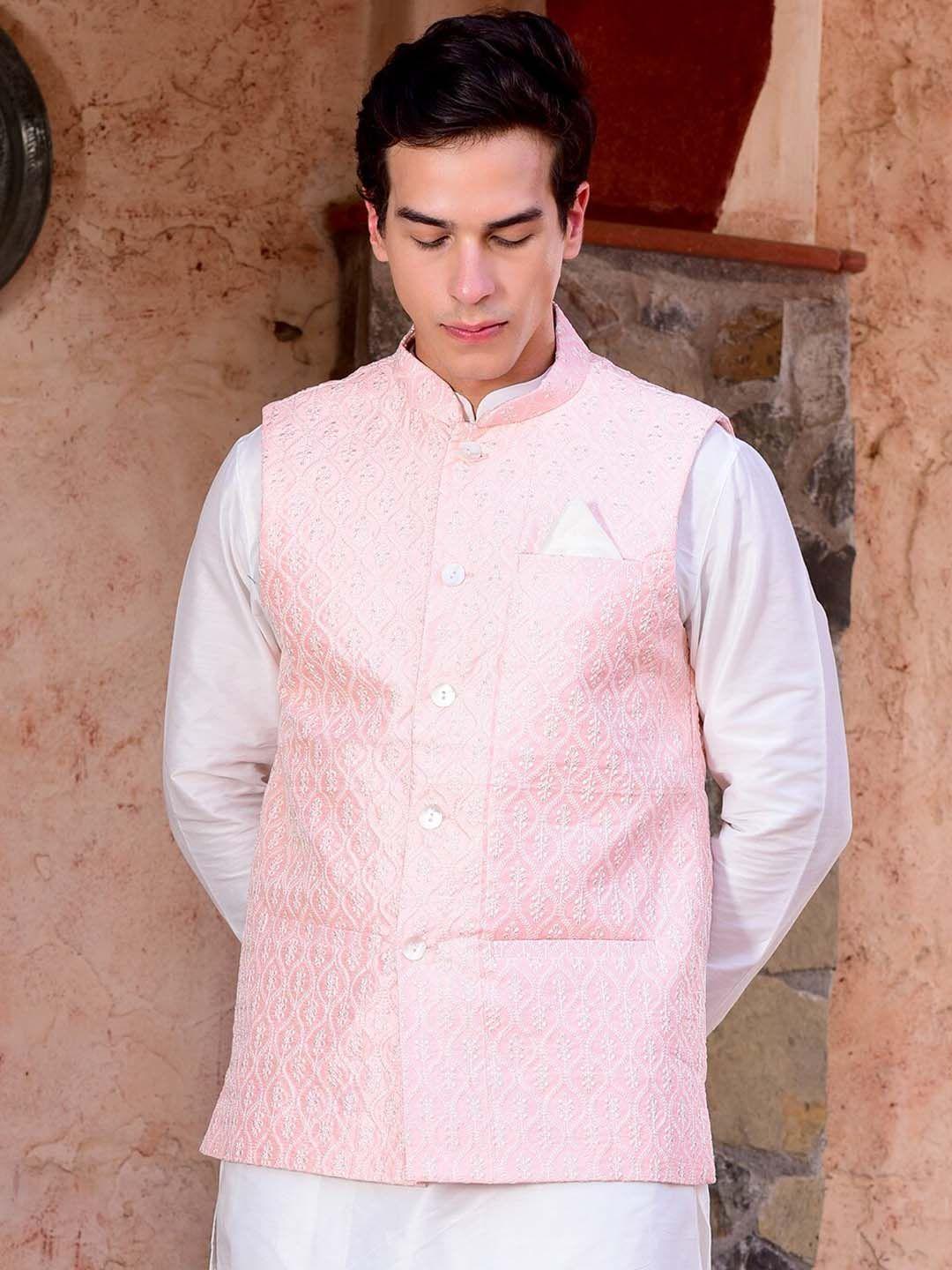 house-of-deyann-chikankari-embroidered-nehru-jacket-with-pocket-square