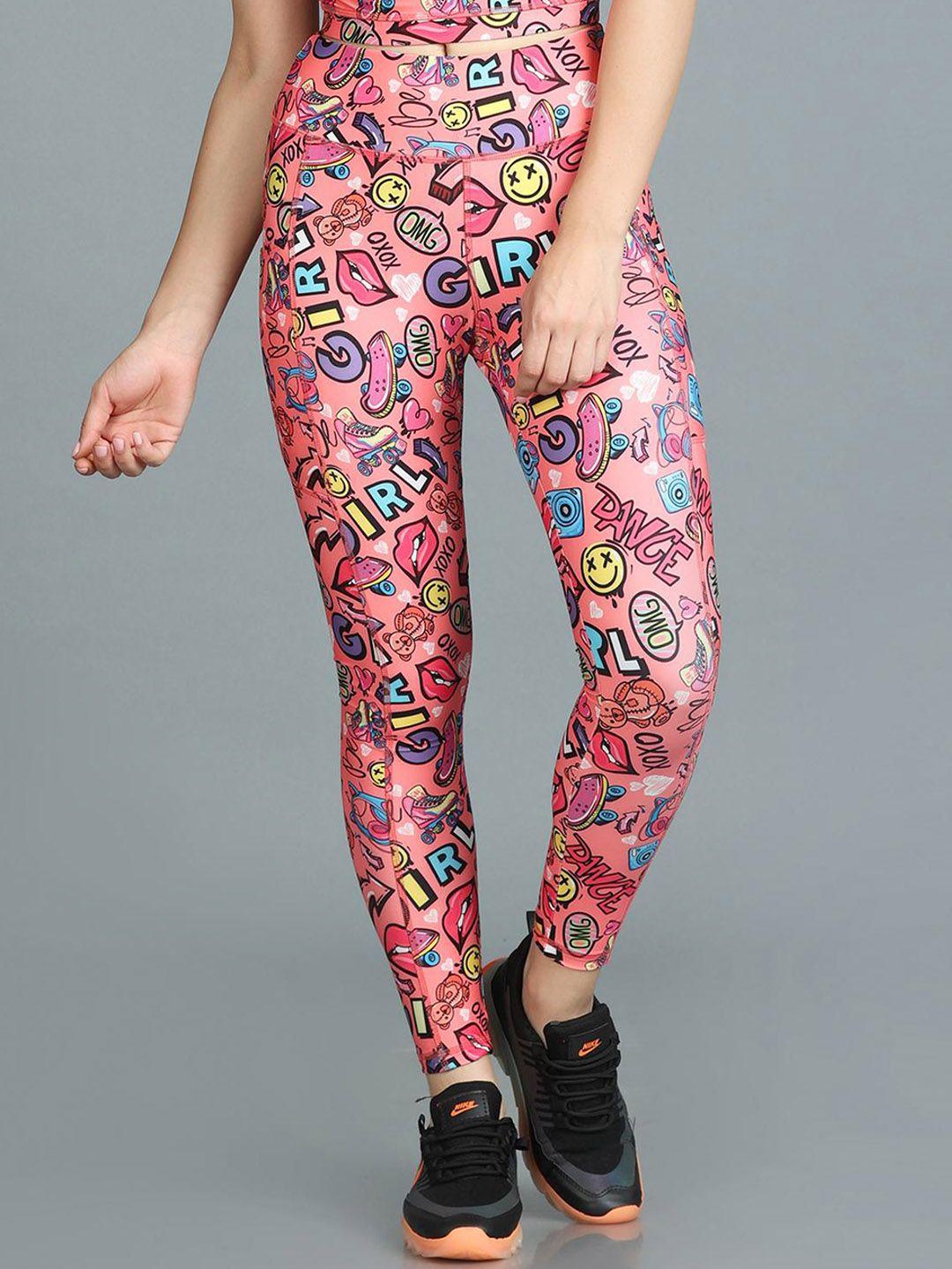 the-dance-bible-women-printed-high-waist-ankle-length-sports-tights