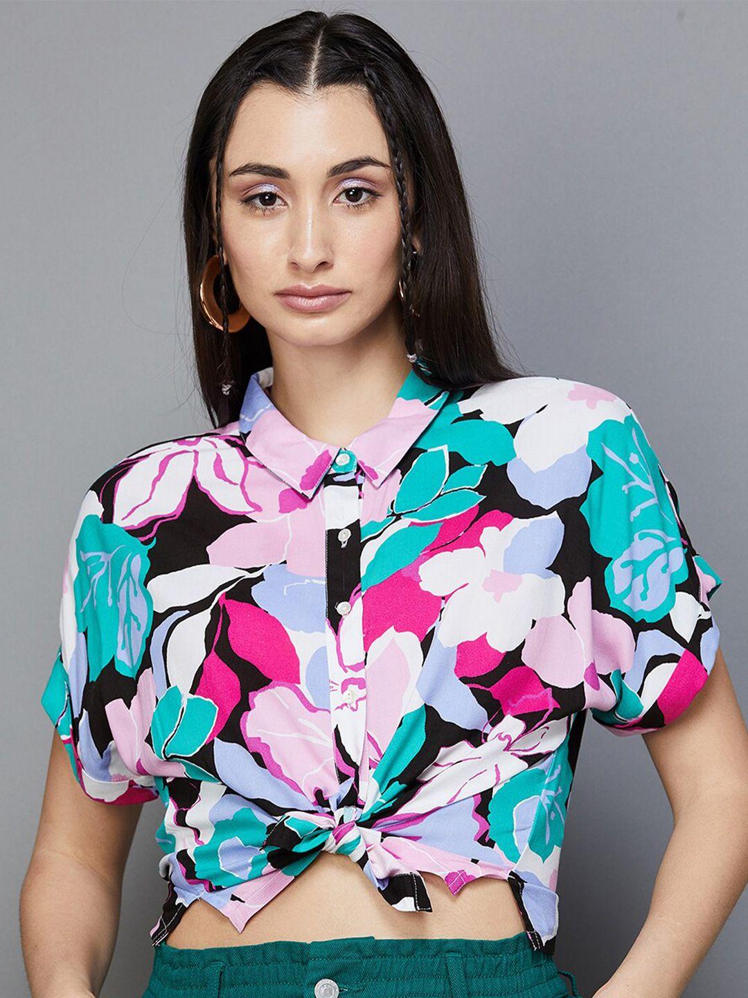 ginger-by-lifestyle-floral-printed-extended-sleeve-shirt-style-crop-top