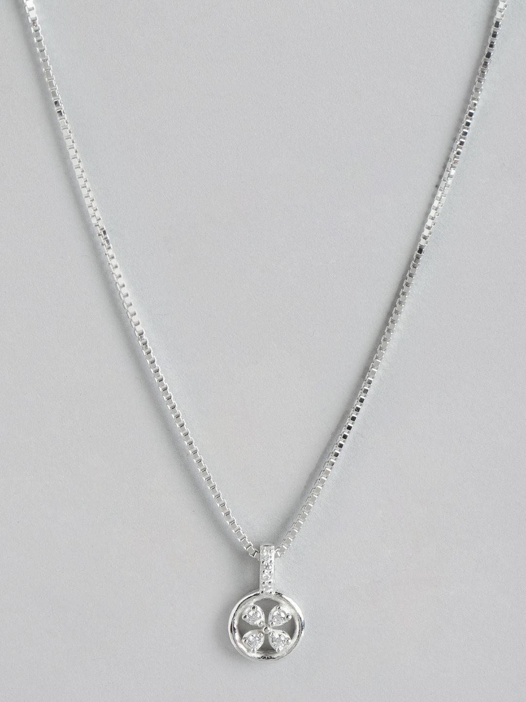 carlton-london-women-rhodium-plated-cz-studded-pendant-with-chain