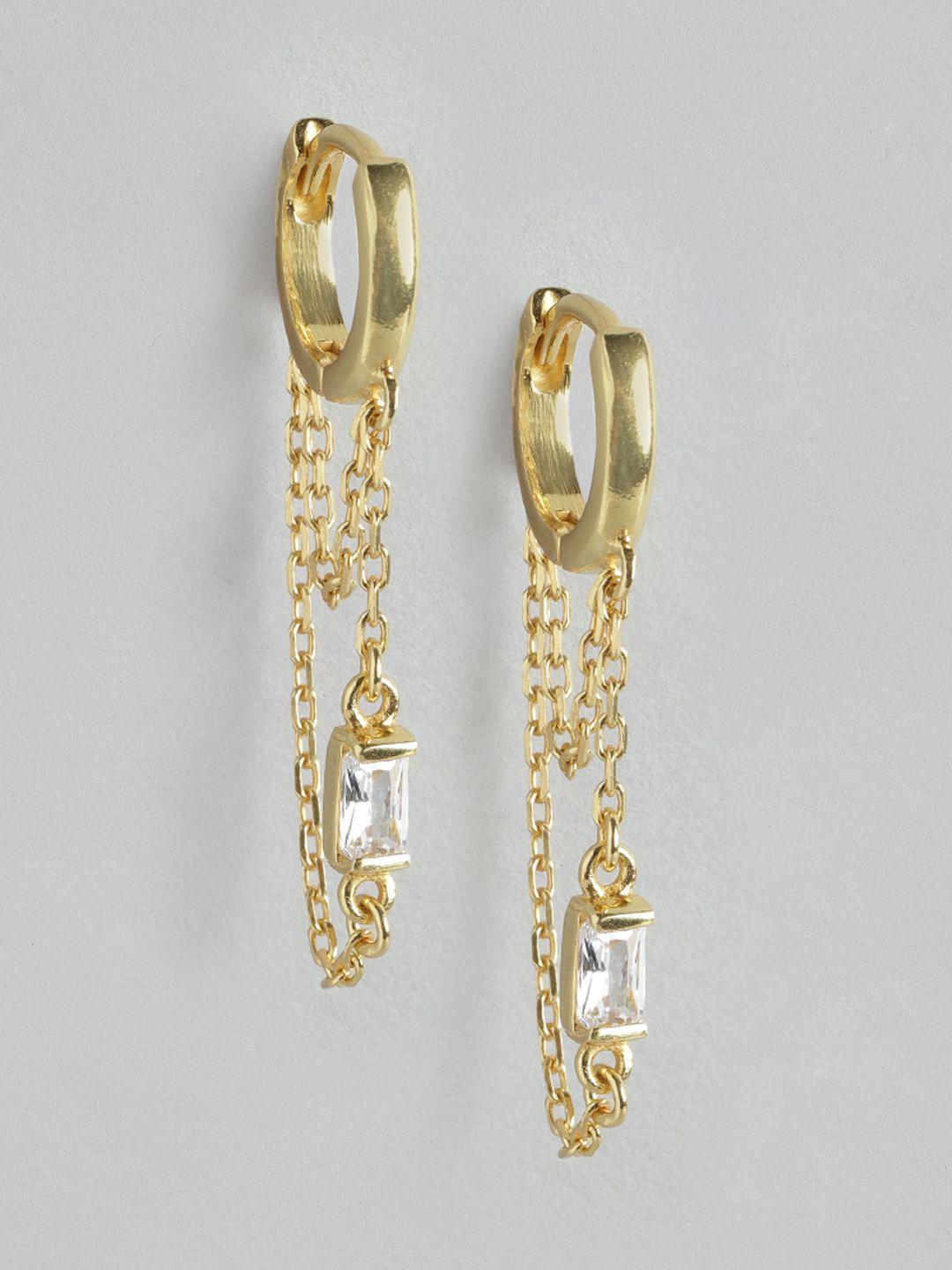 carlton-london-gold-plated-cz-studded-circular-hoop-earrings