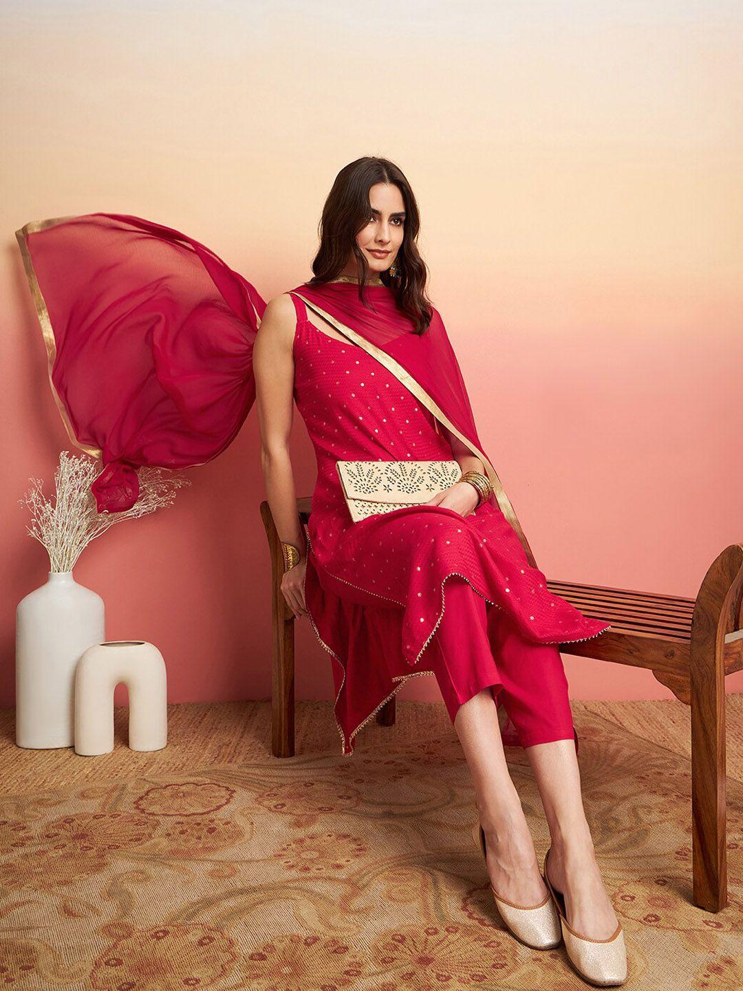 sangria-embroidered-shoulder-straps-straight-kurta-with-trousers-&-dupatta