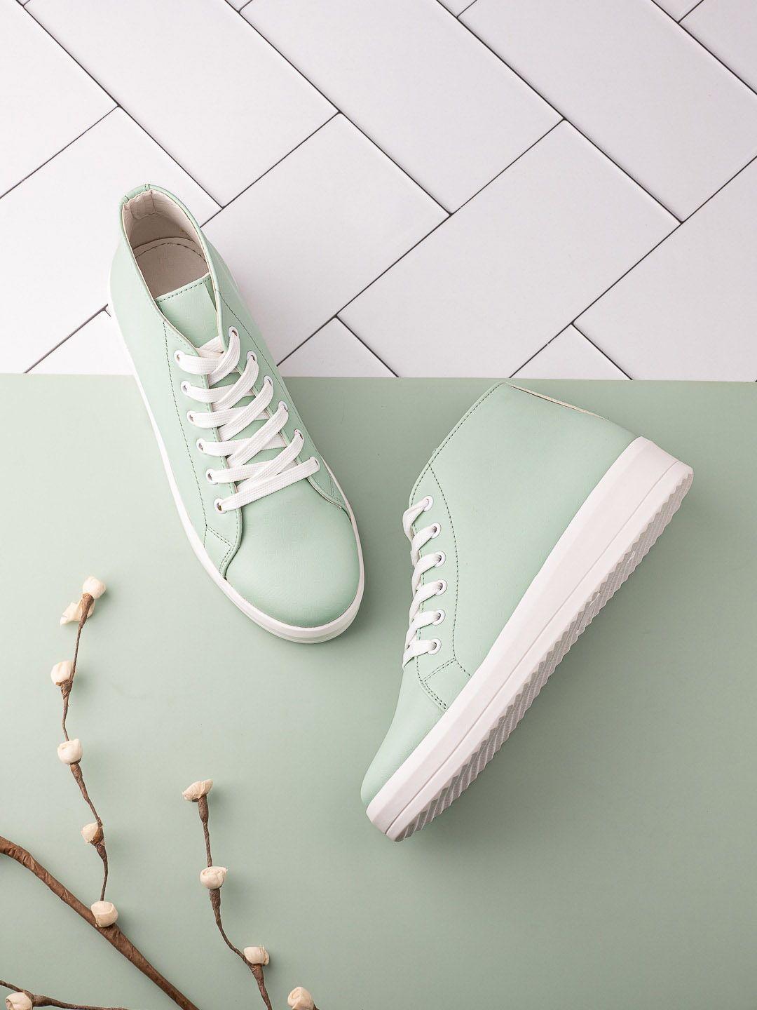 dressberry-women-sea-green-mid-top-comfort-insole-canvas-contrast-sole-sneakers