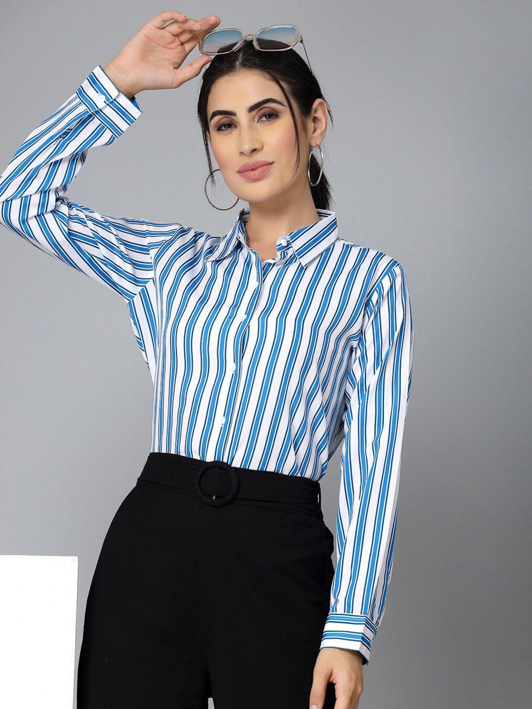 style-quotient-women-white-smart-striped-formal-shirt