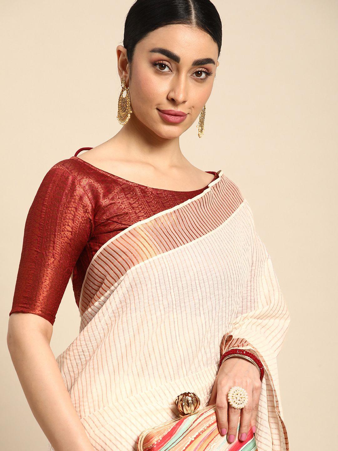 kalyan-silks-striped-zari-pure-cotton-kasavu-saree