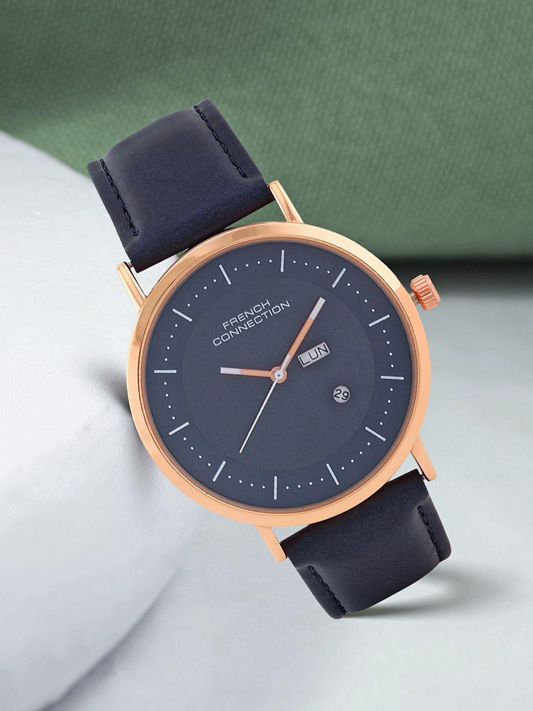 french-connection-men-dial-&-leather-straps-analogue-watch-fcn00044b