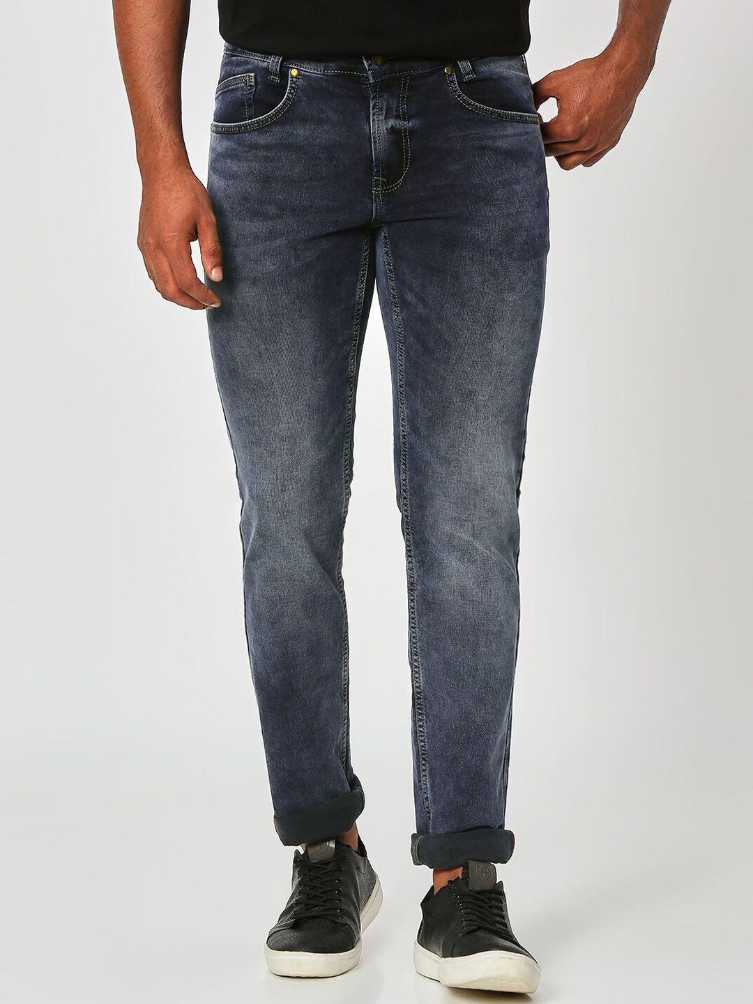 mufti-men-slim-fit-heavy-fade-stretchable-jeans