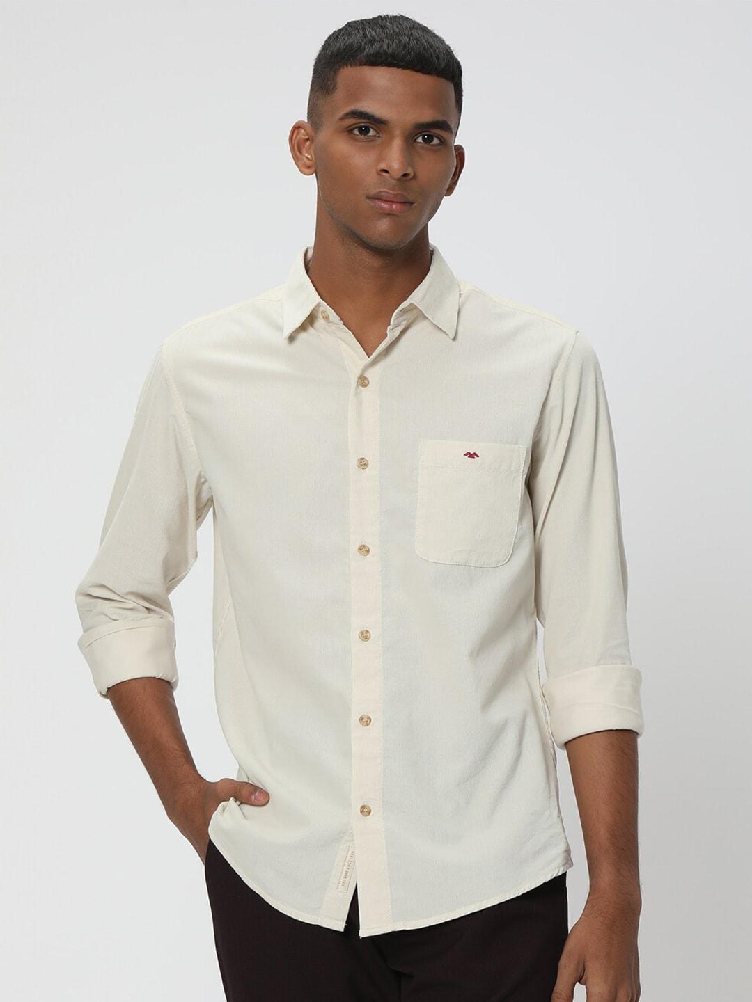 mufti-slim-fit-spread-collar-long-sleeve-casual-shirt