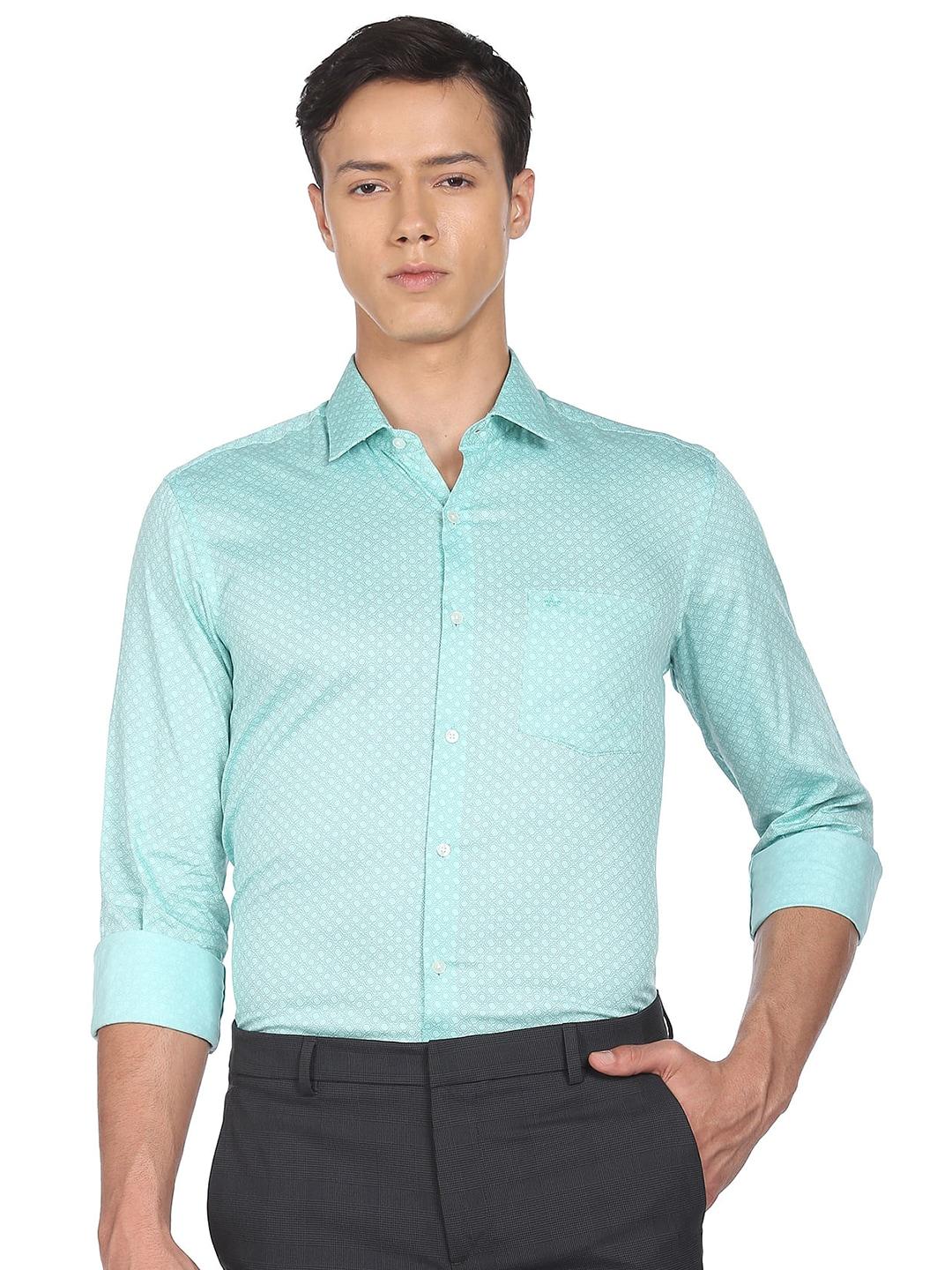 arrow-men-green-slim-fit-opaque-printed-casual-shirt