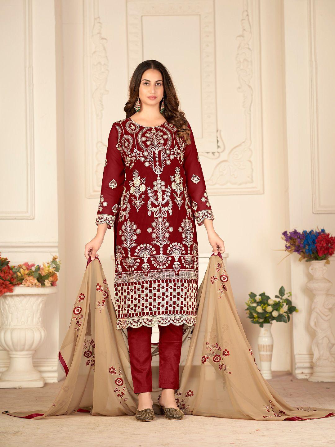 atsevam-embroidered-silk-georgette-semi-stitched-dress-material