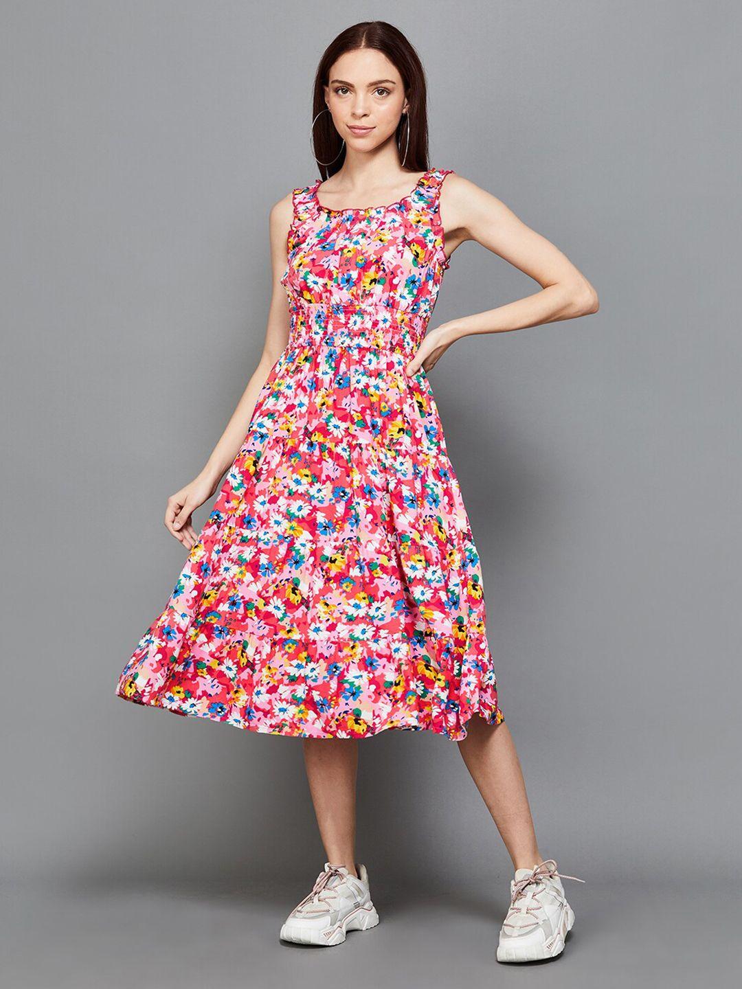 ginger-by-lifestyle-floral-printed-sleeveless-fit-&-flare-midi-dress