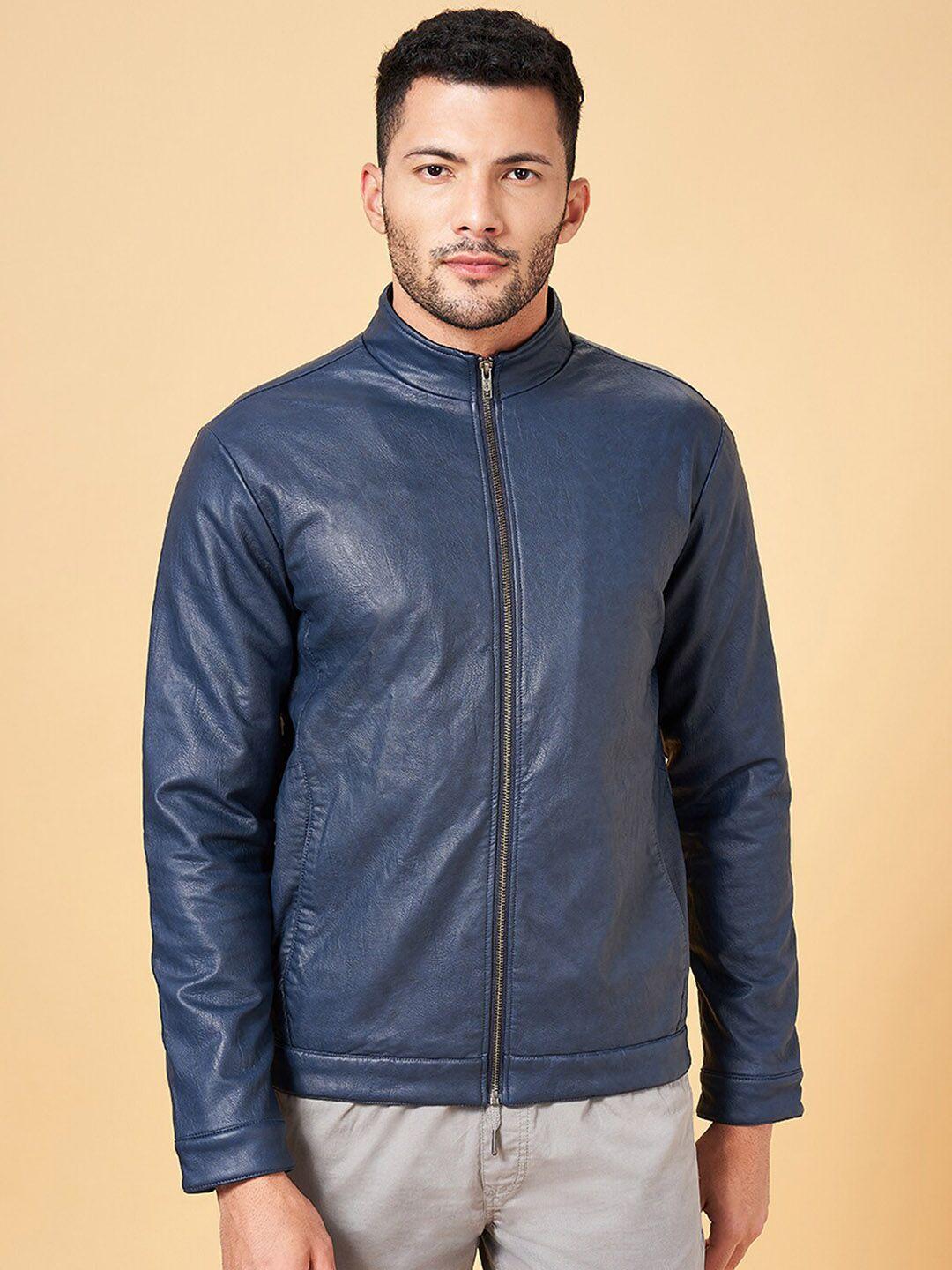 urban-ranger-by-pantaloons-mock-collar-leather-jacket